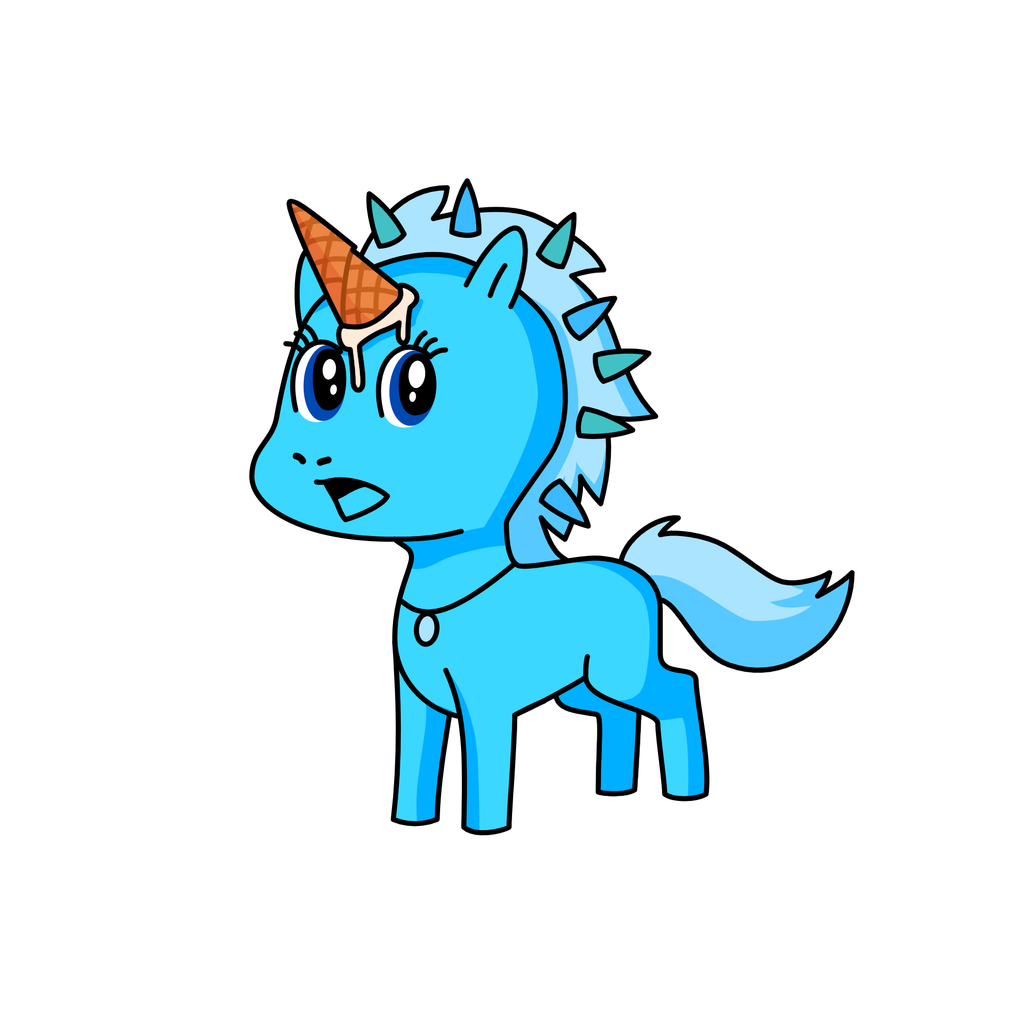 Winter, the unicorn