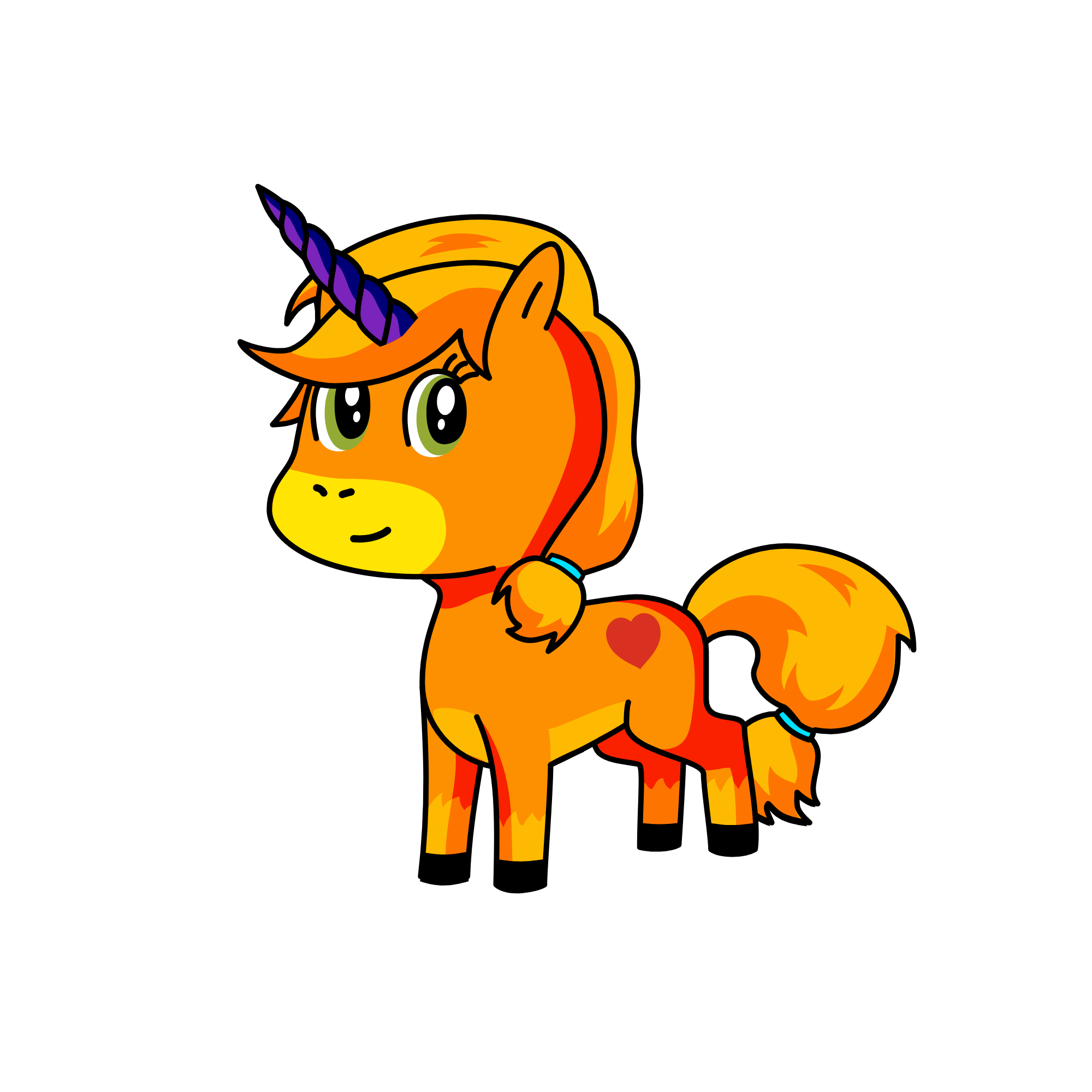 Applejack from MLP, the unicorn