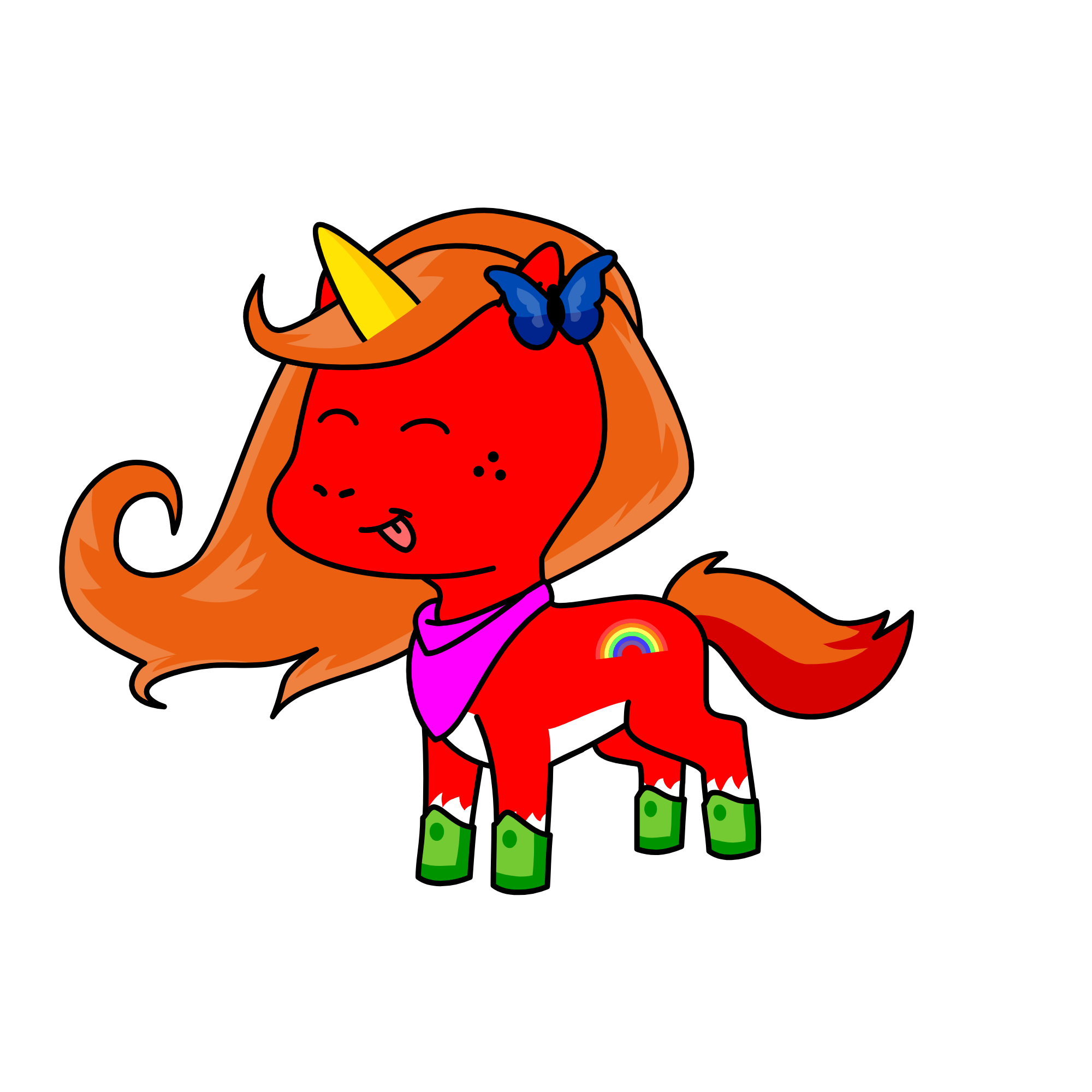Timpin, the unicorn