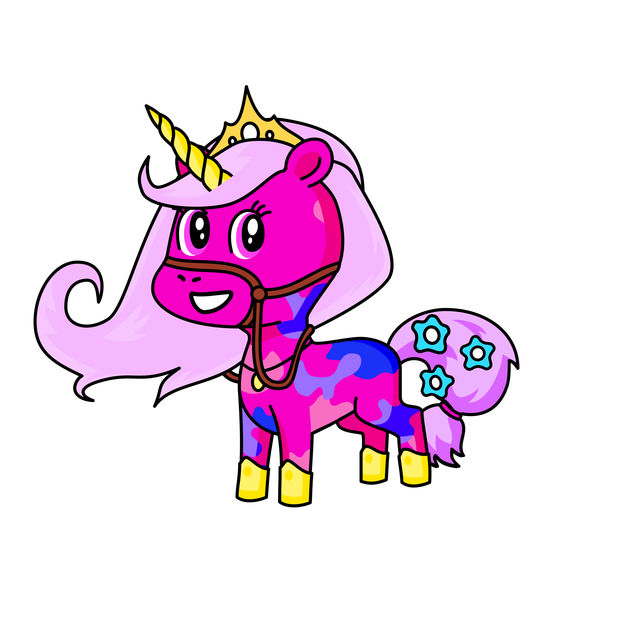 How did you get the wings for you unicorn , the unicorn