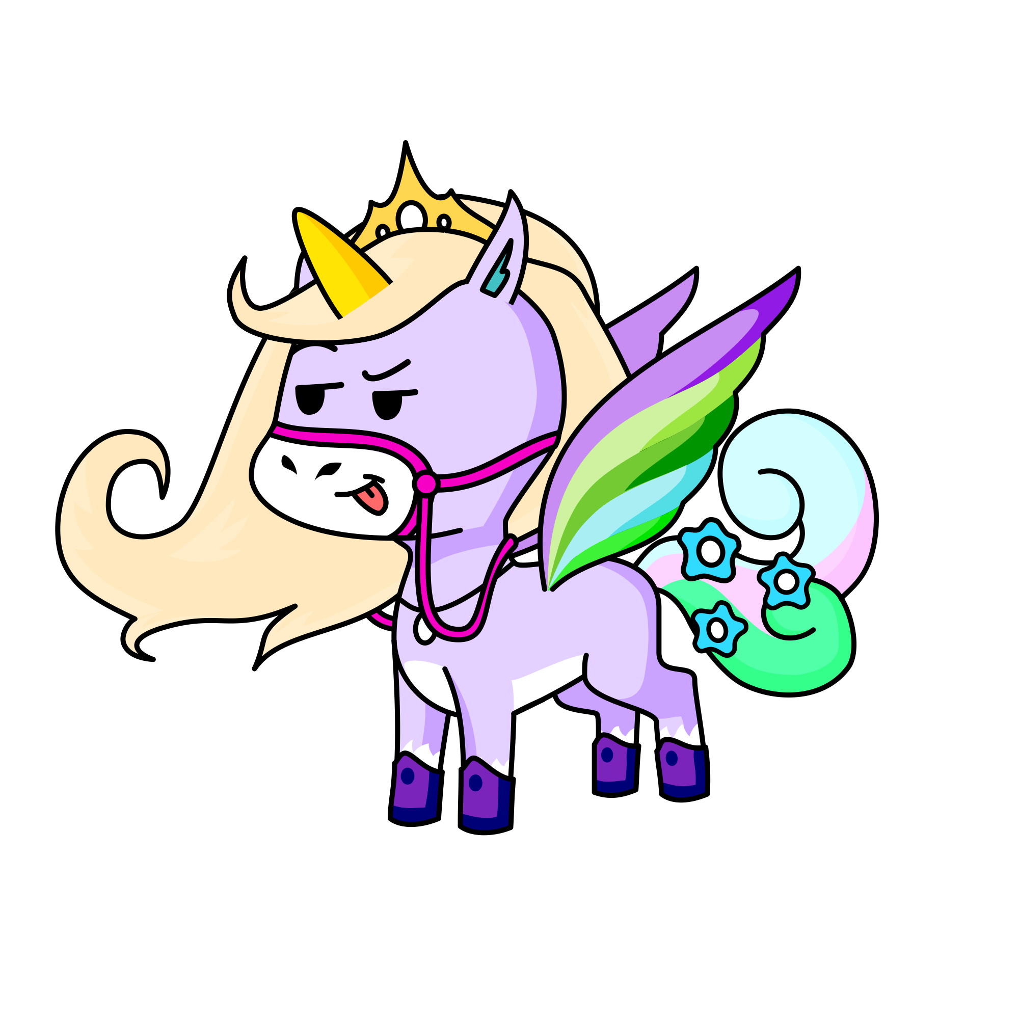 Holy cow and I got wings holy moly, the unicorn