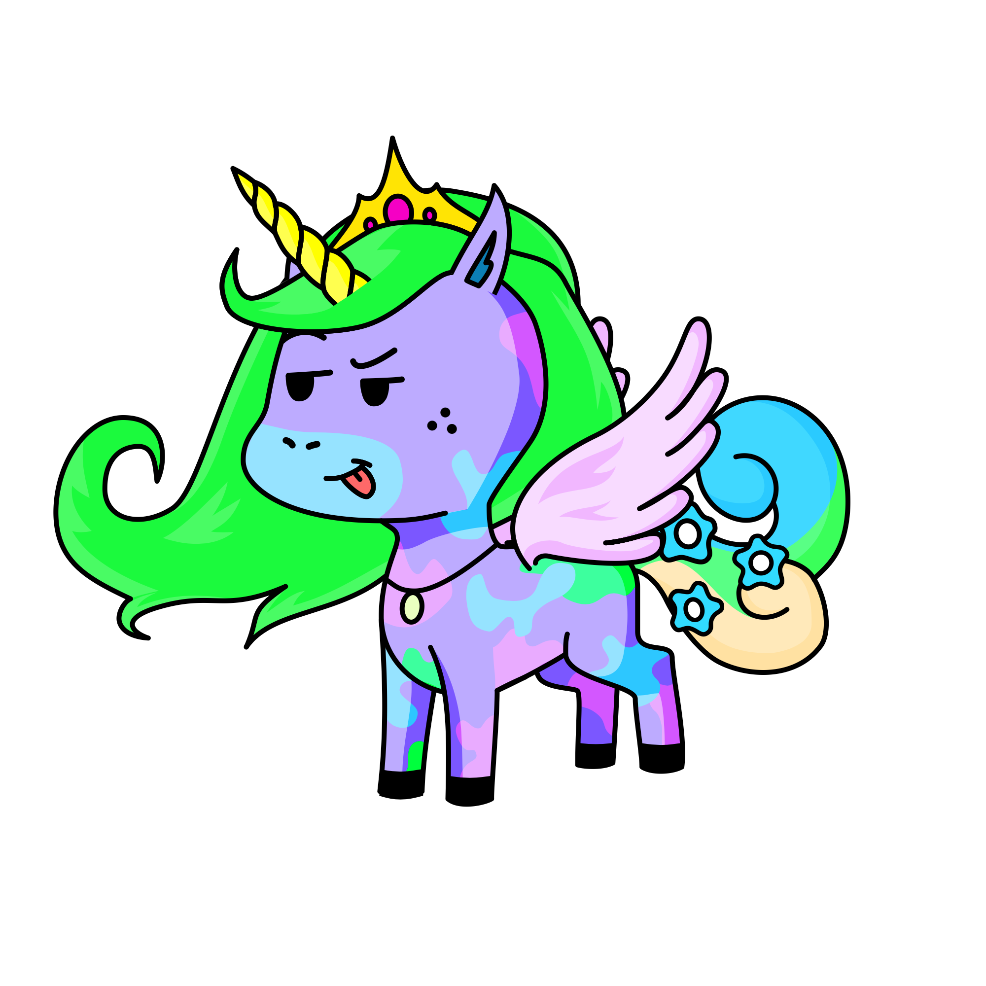 Im baddiecorn, the unicorn