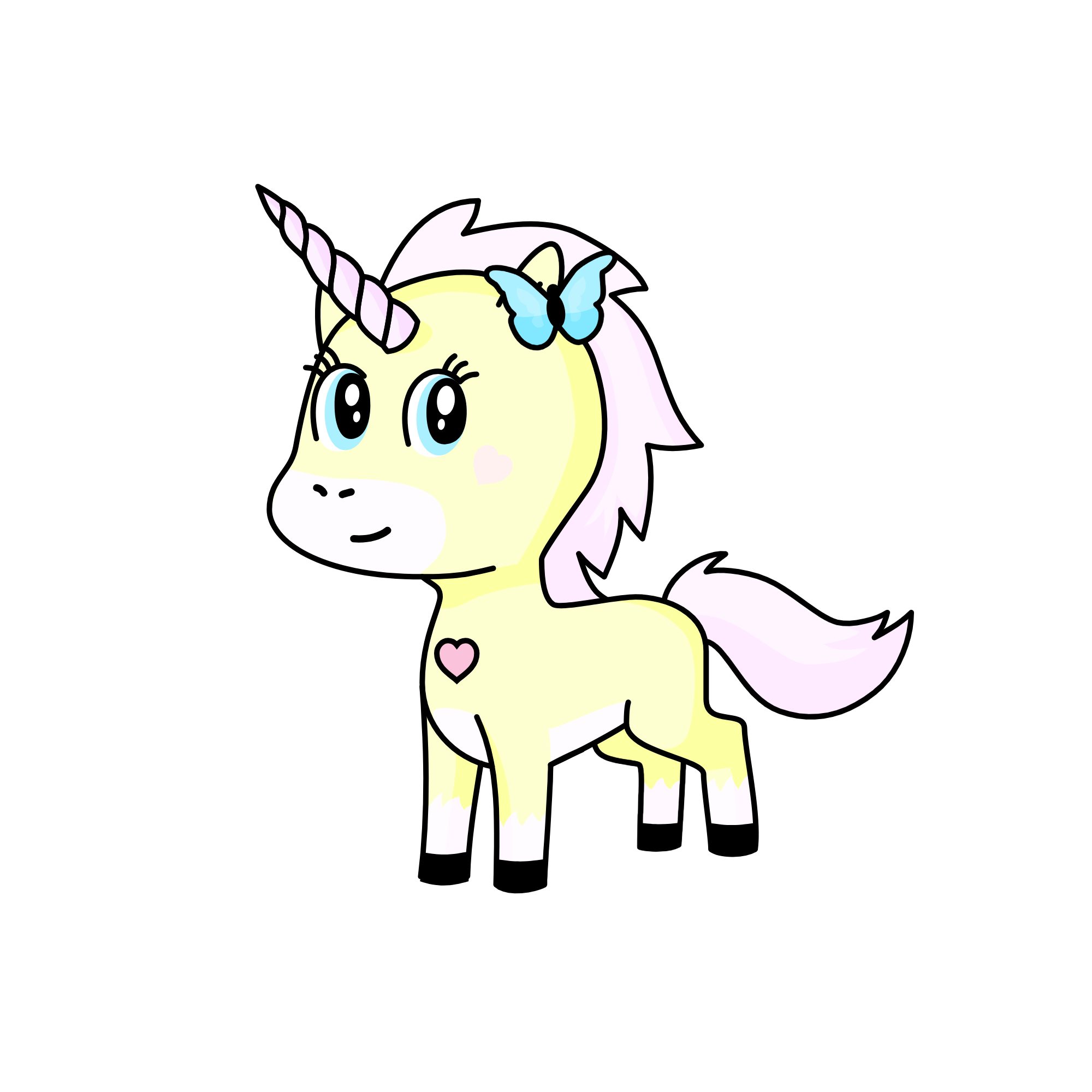 Buttercup, the unicorn