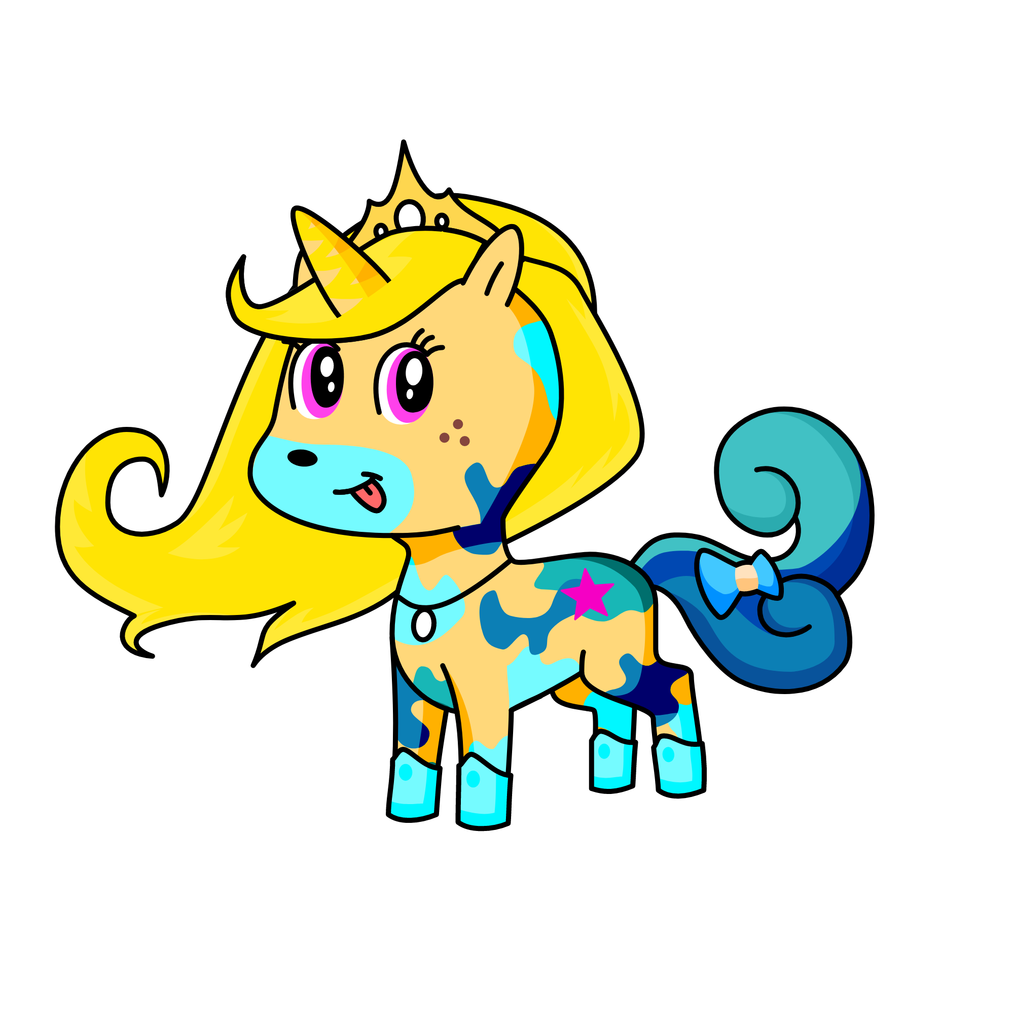 Diamond, the unicorn