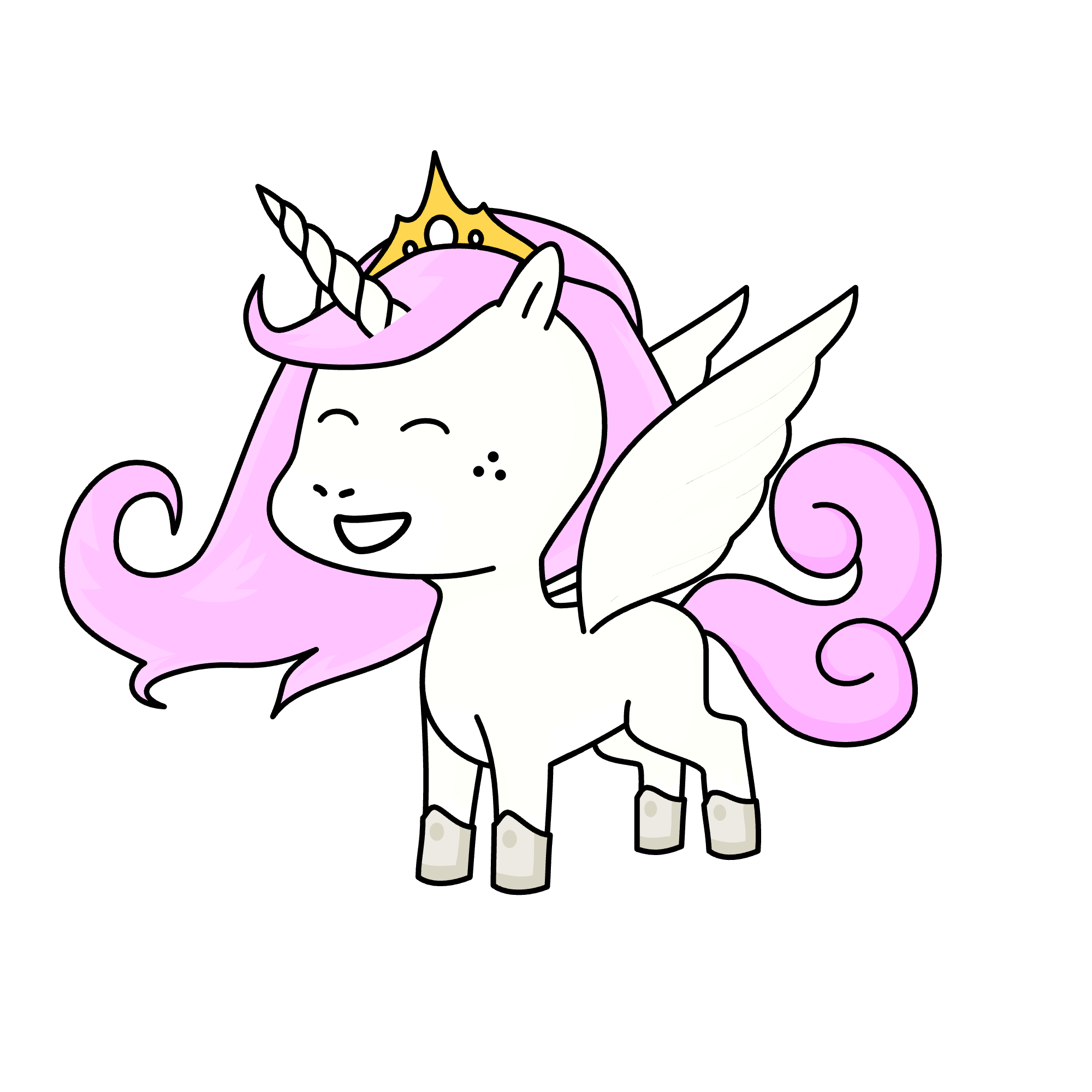Young Princess Celestia, the unicorn