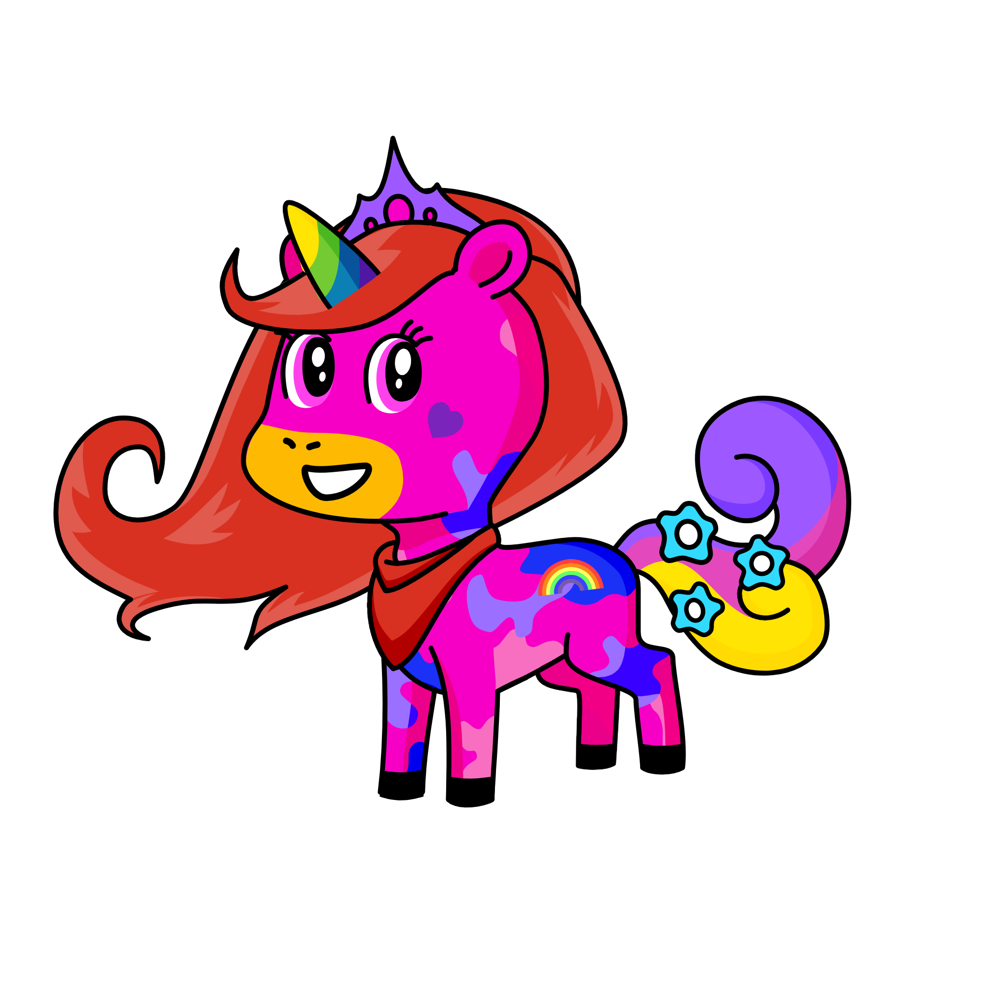 Spalka, the unicorn