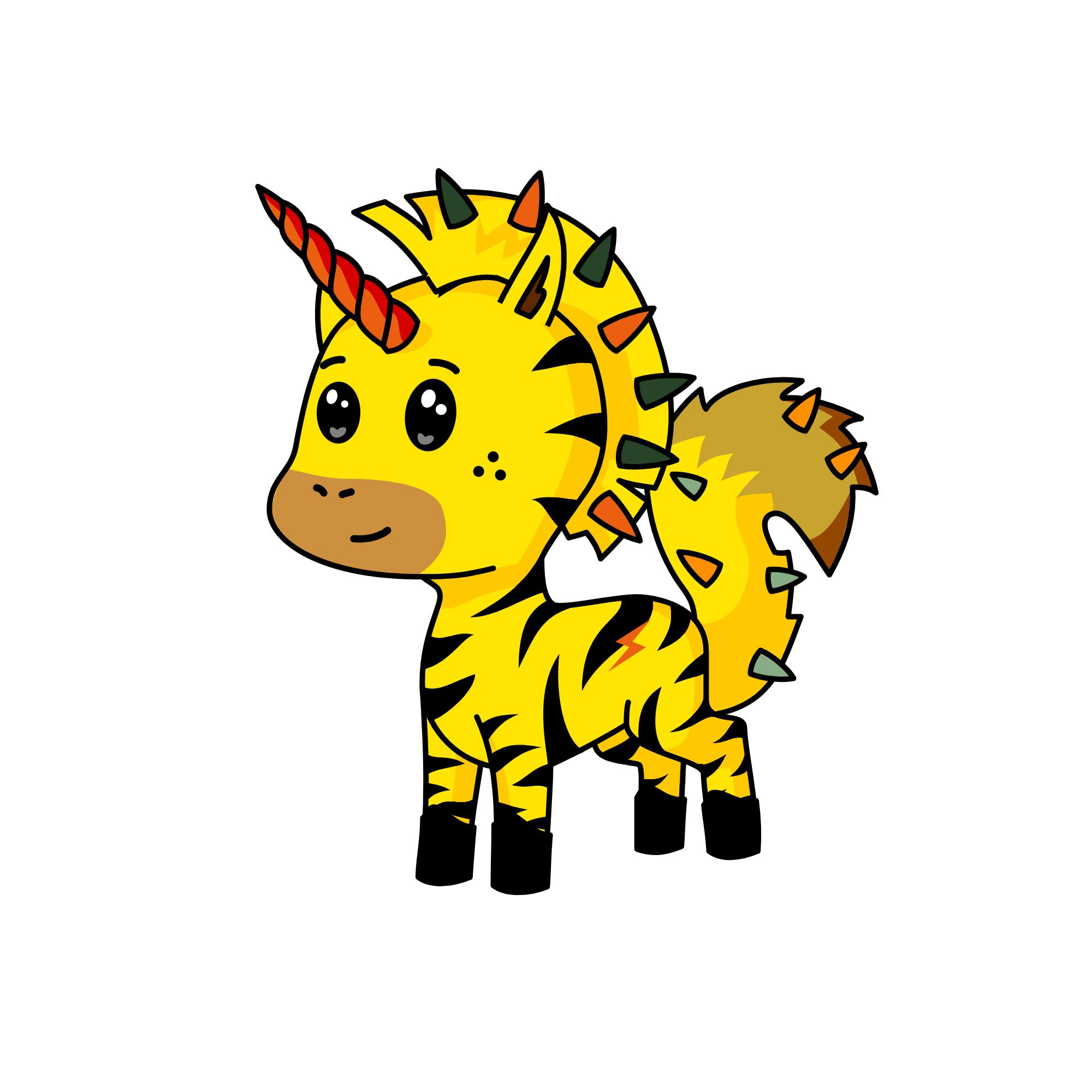 george pig, the unicorn