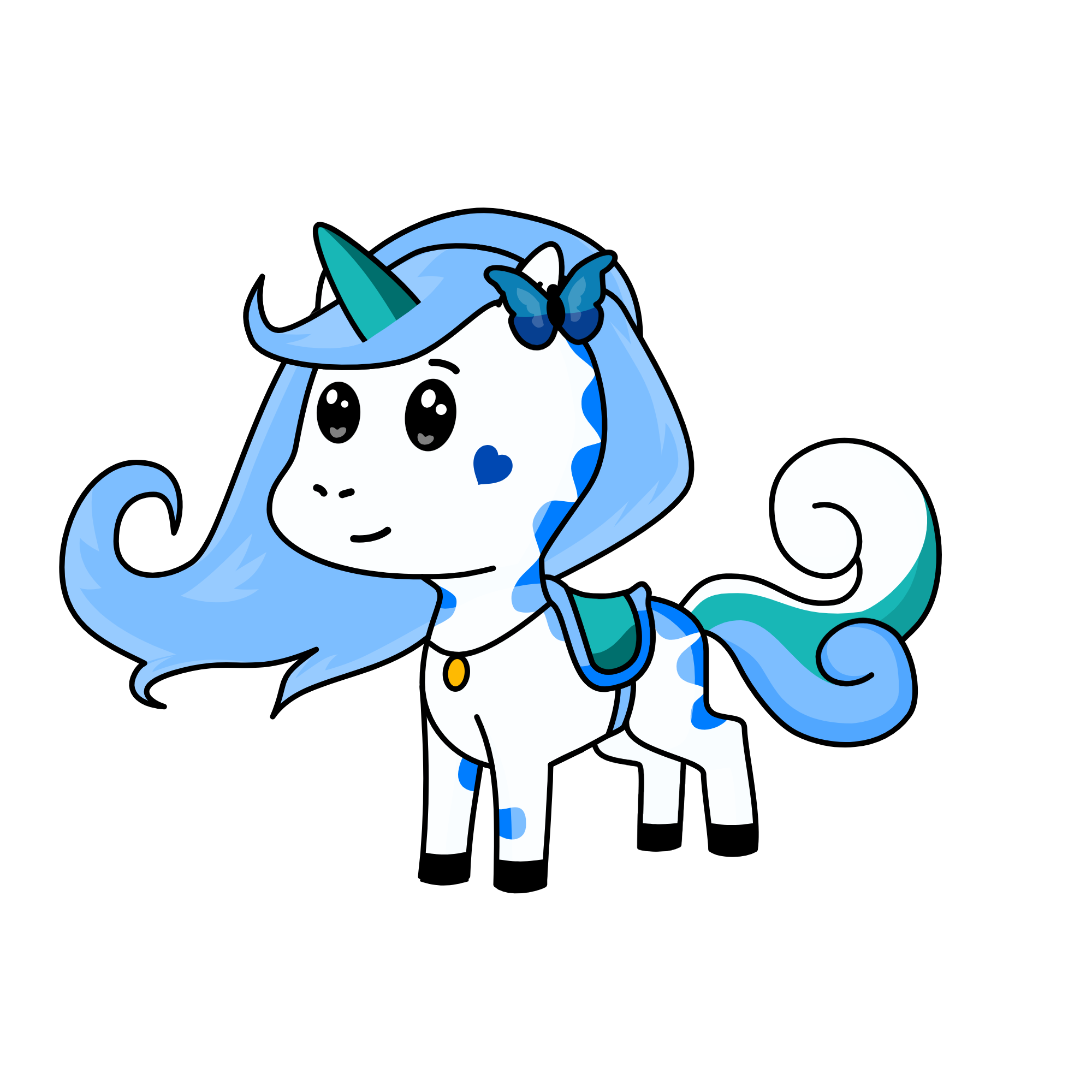 Snowy, the unicorn
