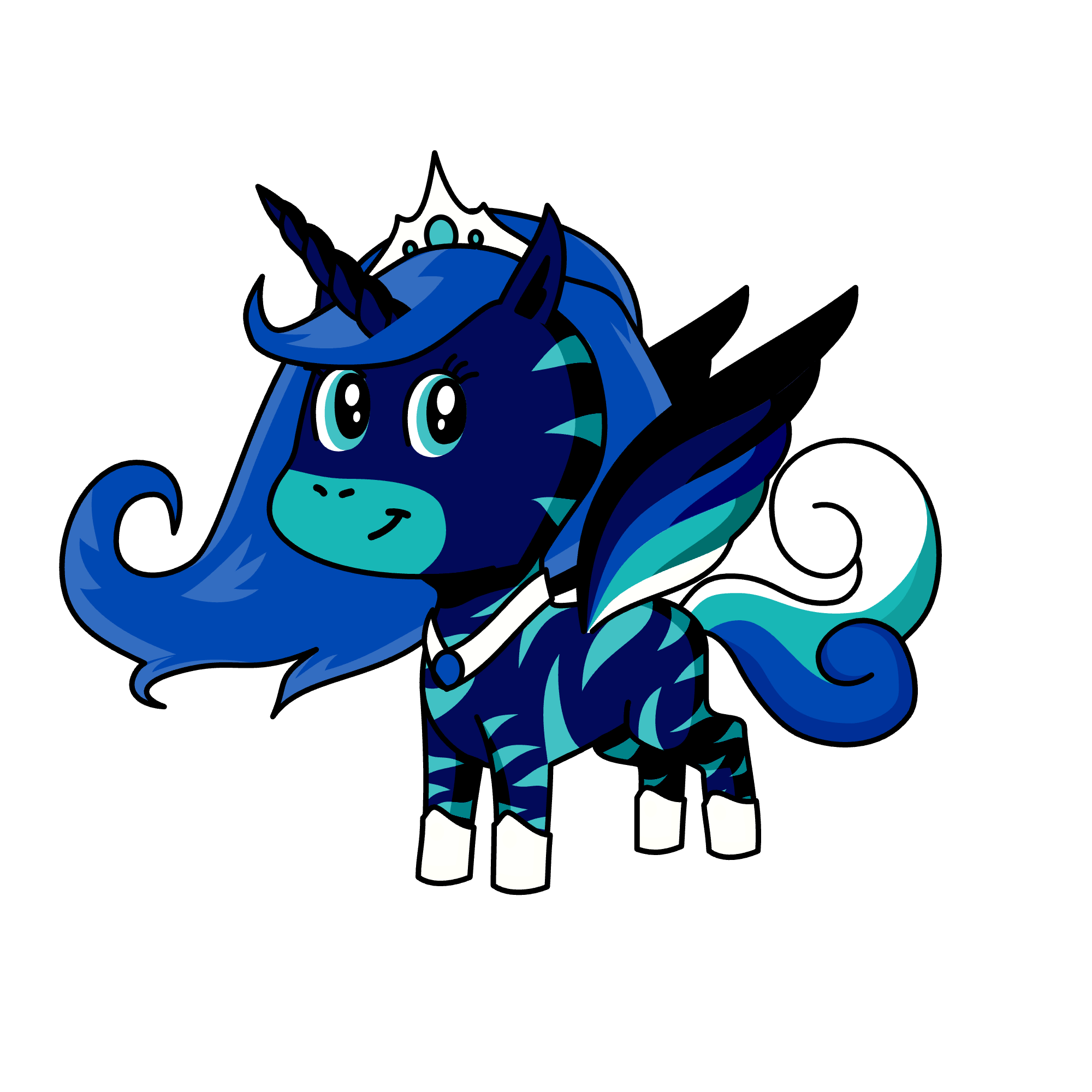 Princess Luna Snow, the unicorn