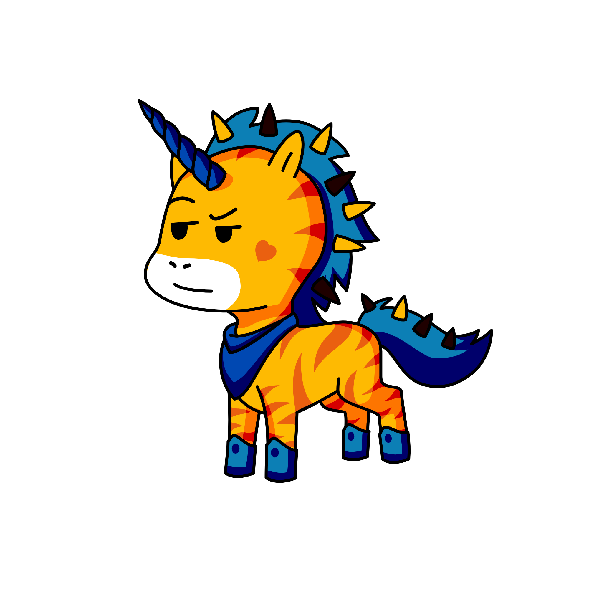cu bosta merda, the unicorn