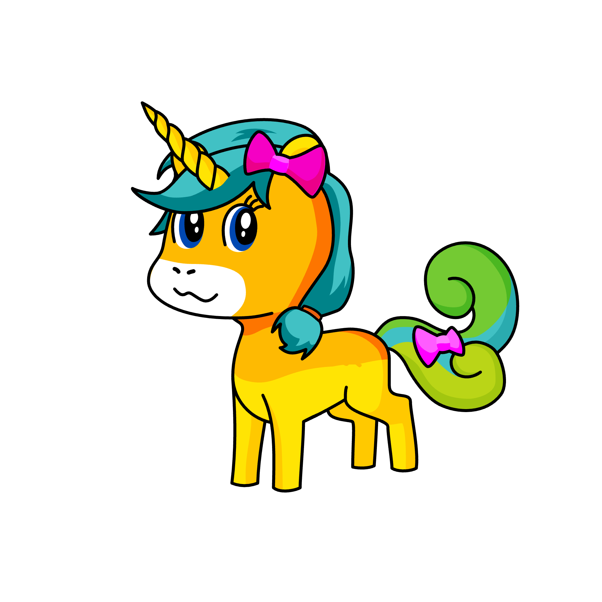 Frankalina, the unicorn