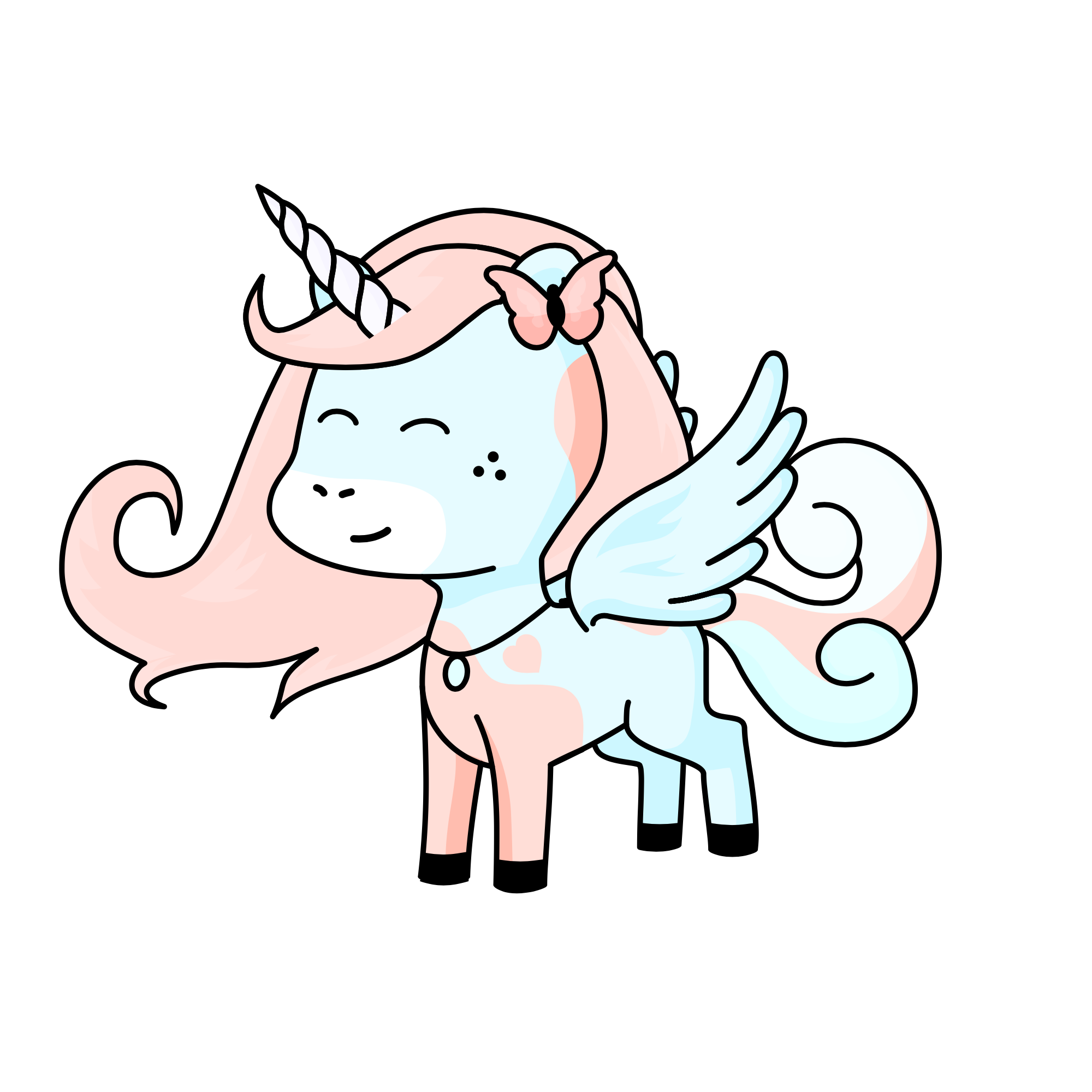 Pastel, the unicorn