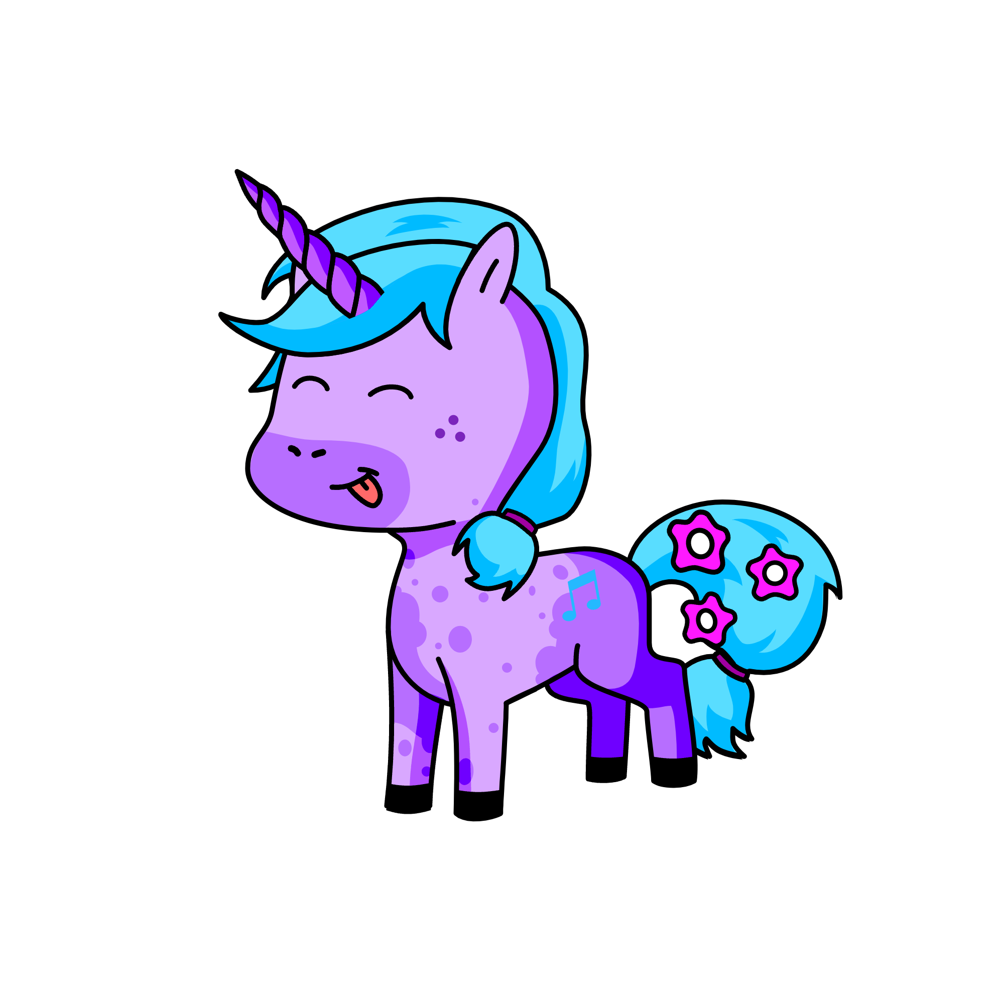 Little miss supercalifragilisticexpialidocious, the unicorn