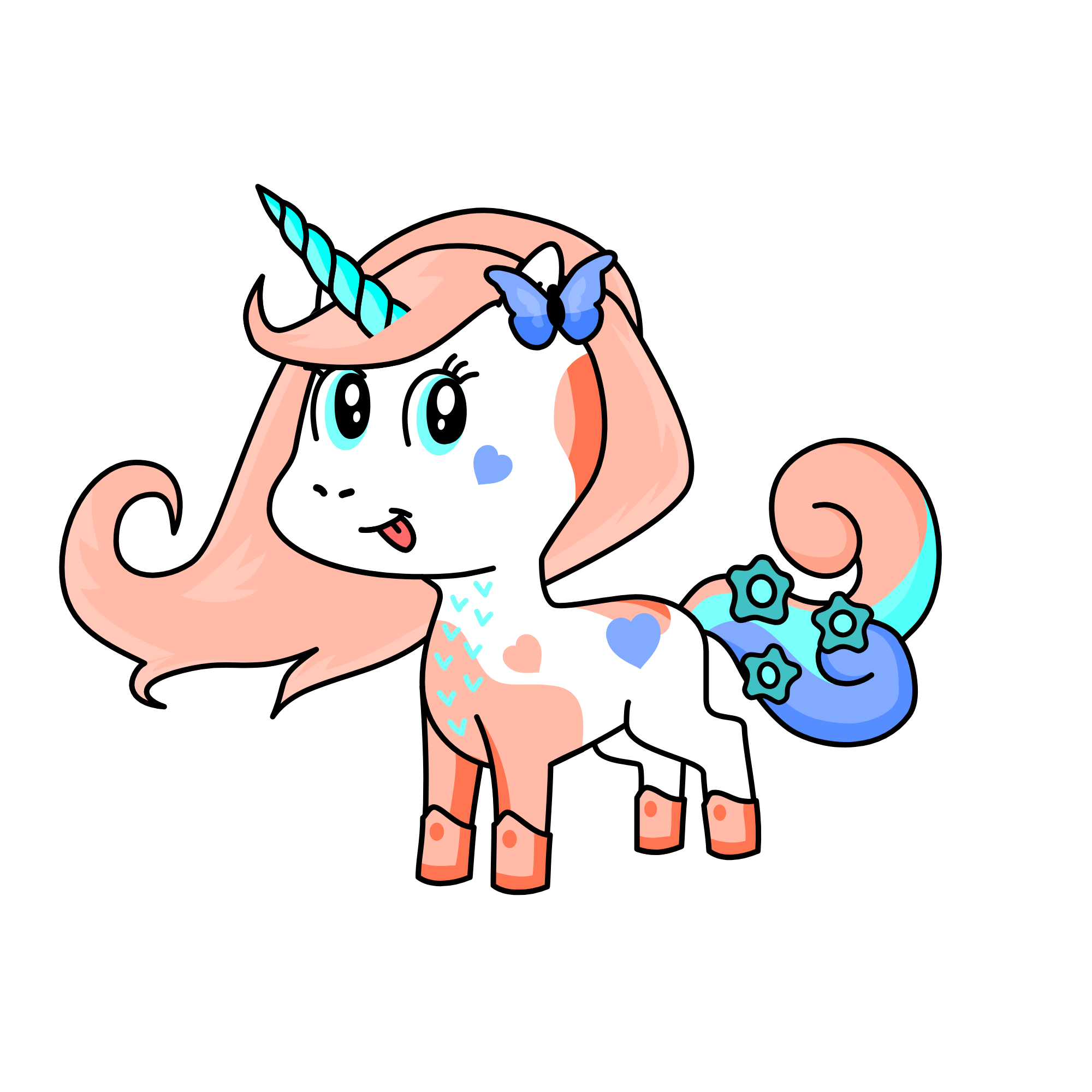 sylvieon, the unicorn