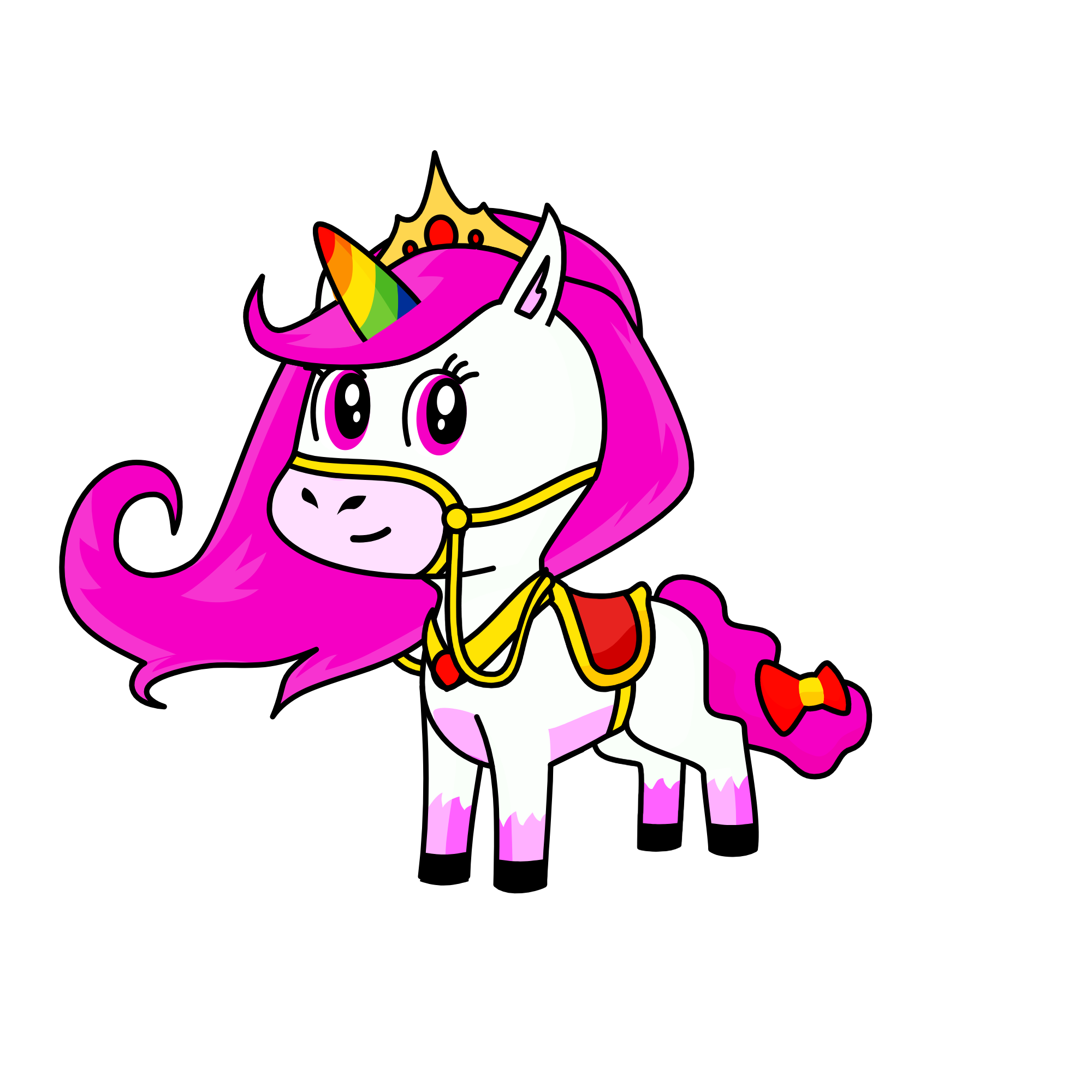 Princess Ruby, the unicorn