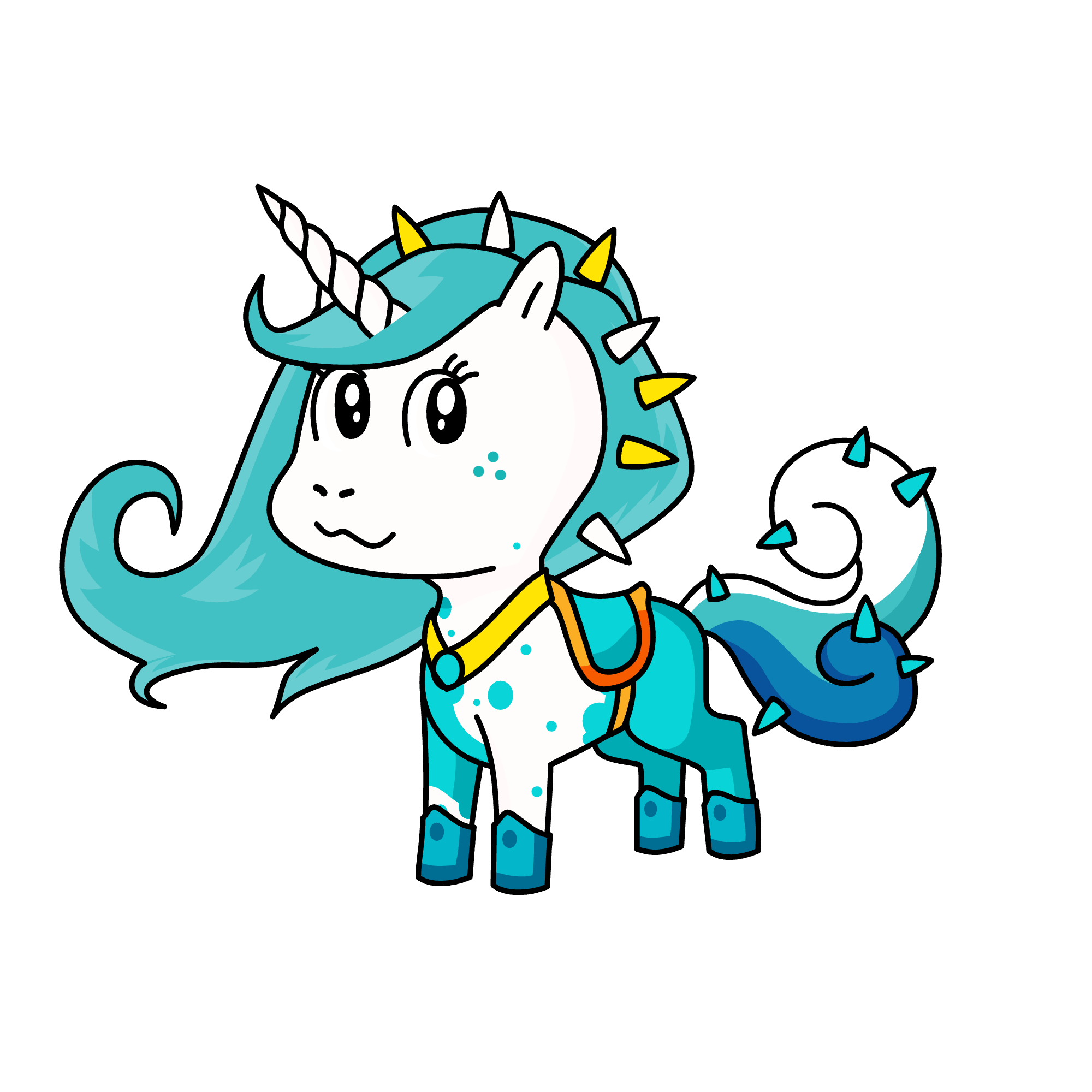 Mermaid queen ^_^, the unicorn