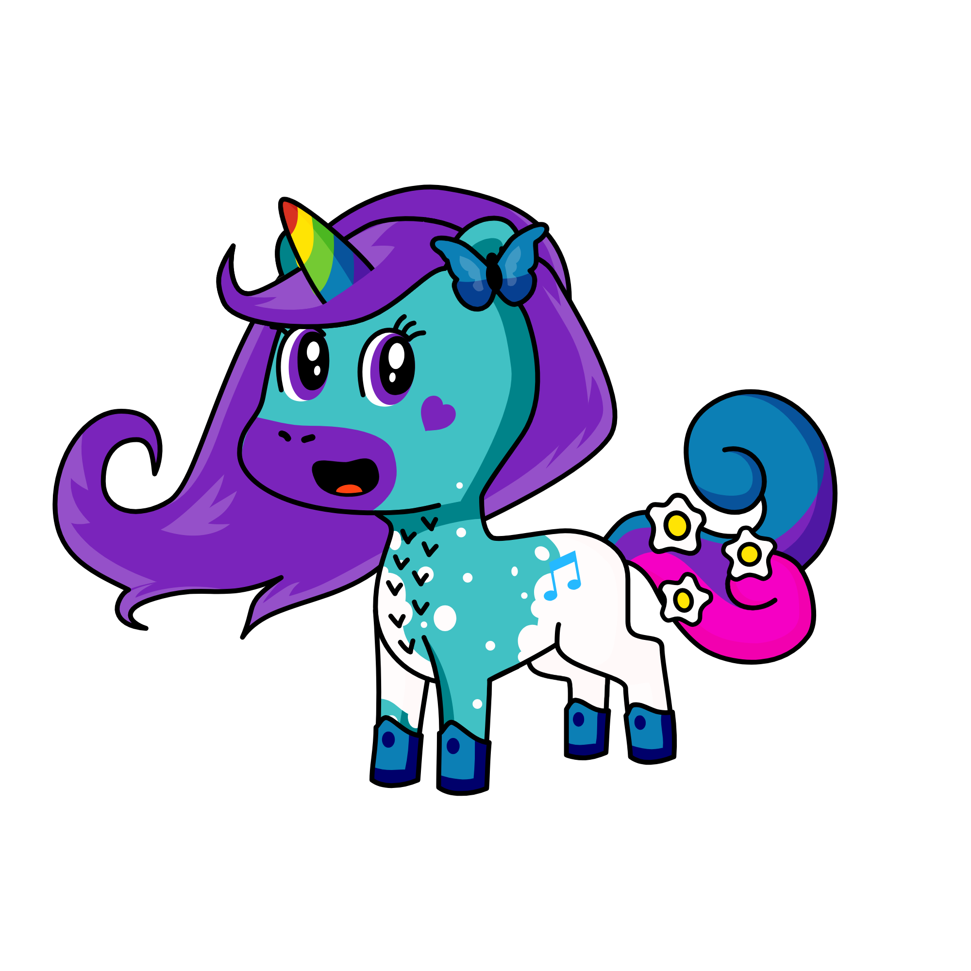 galaxy, the unicorn