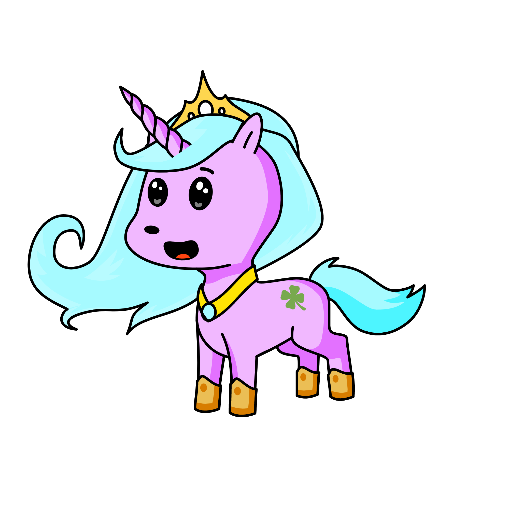 queen pastel, the unicorn
