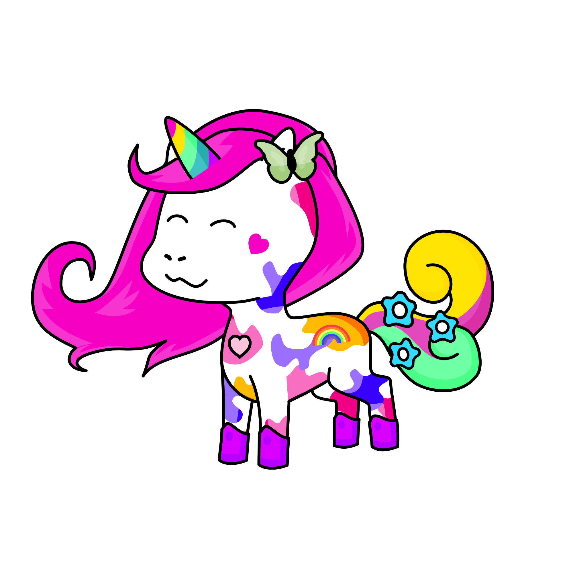 kawaii, the unicorn