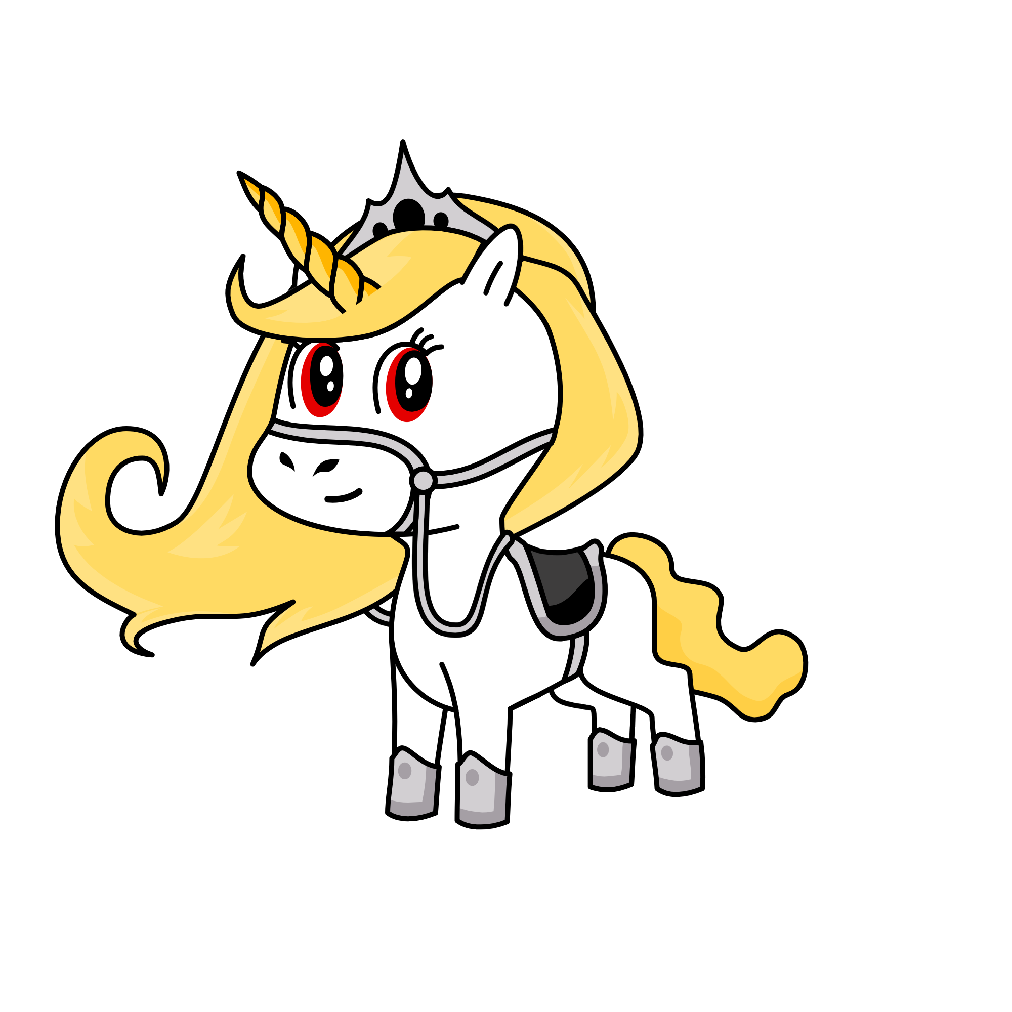 Princess sunny of sunshine palace , the unicorn