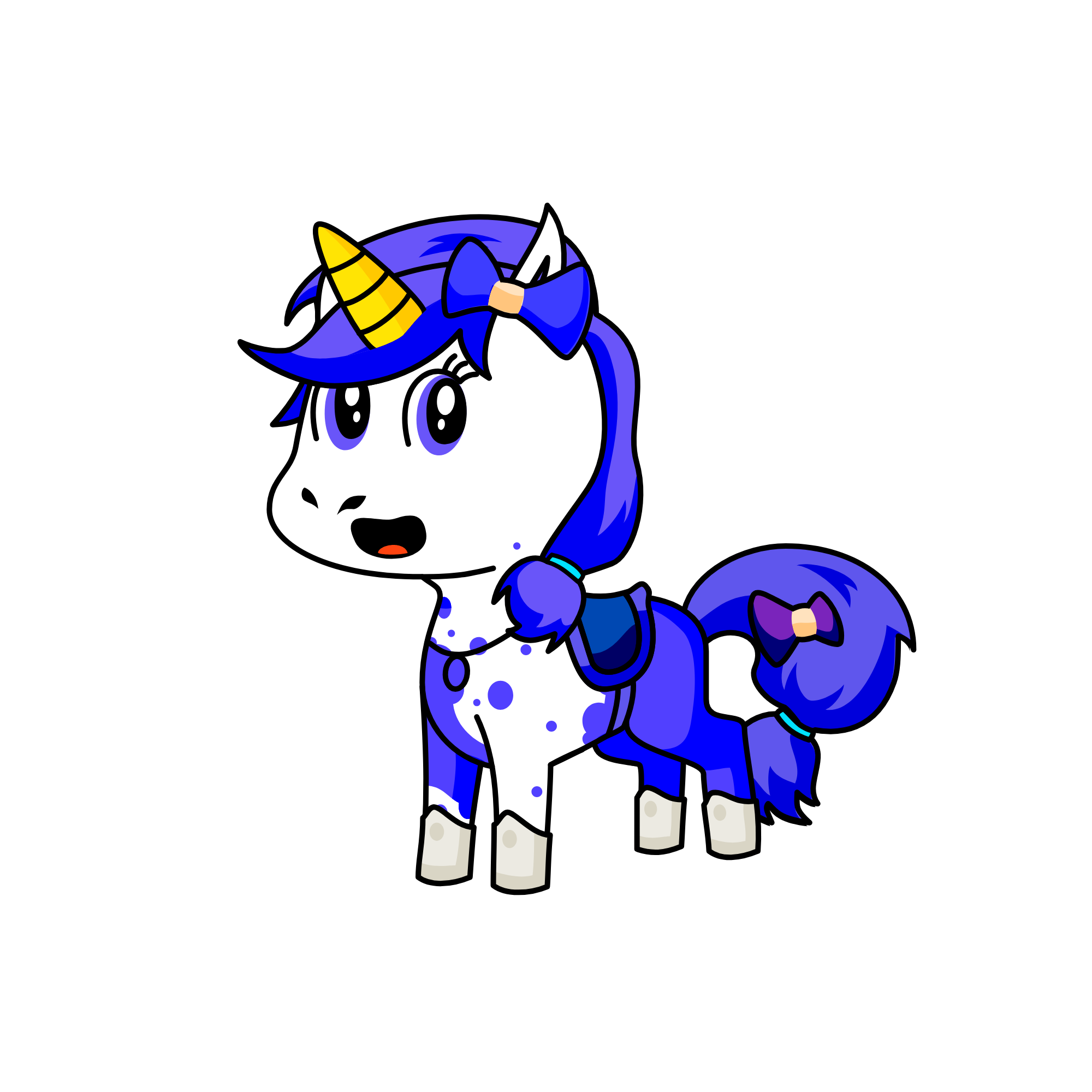 violet, the unicorn
