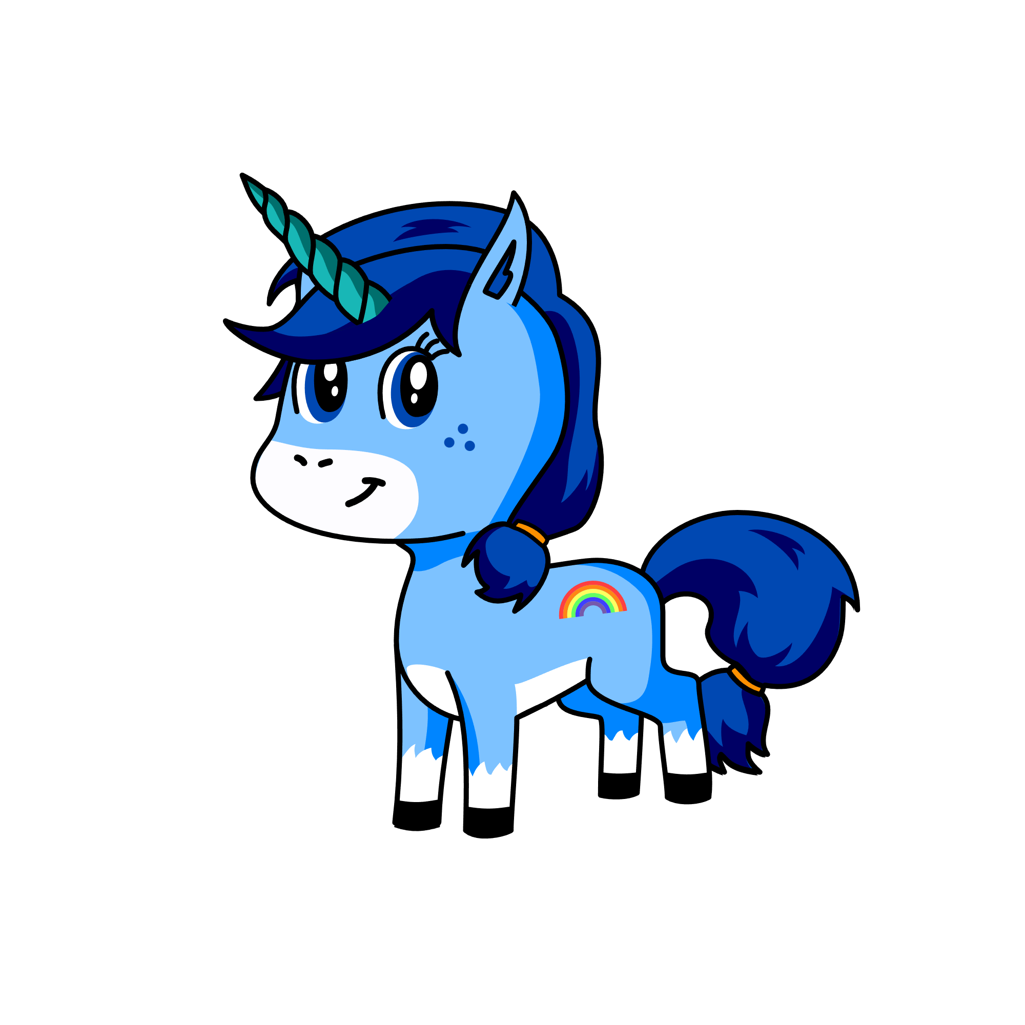 Himbeere, the unicorn