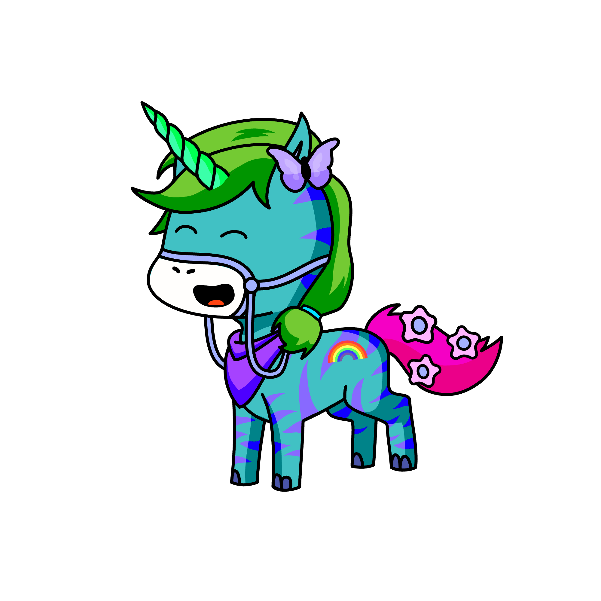 Sparkles, the unicorn