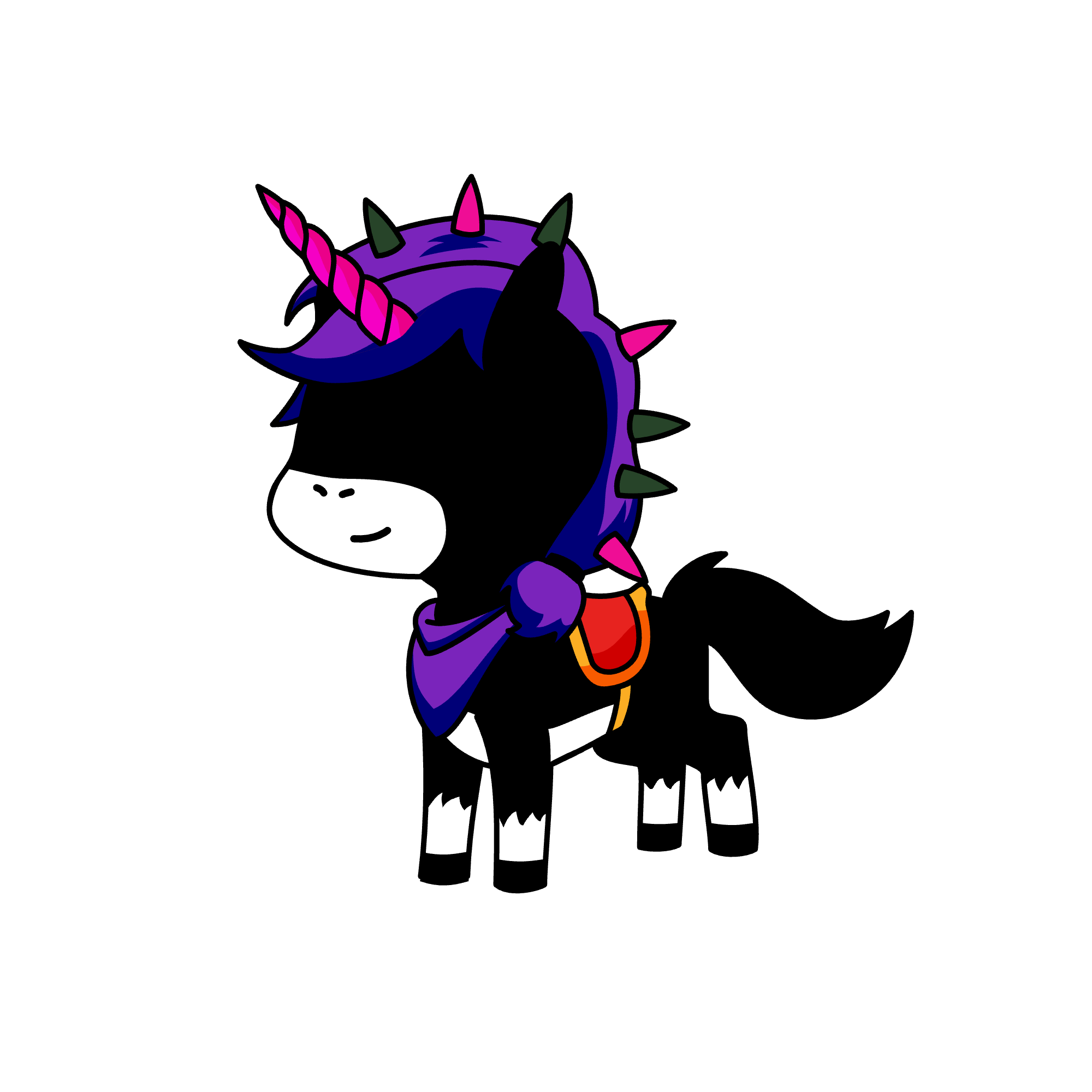 Delaqu, the unicorn