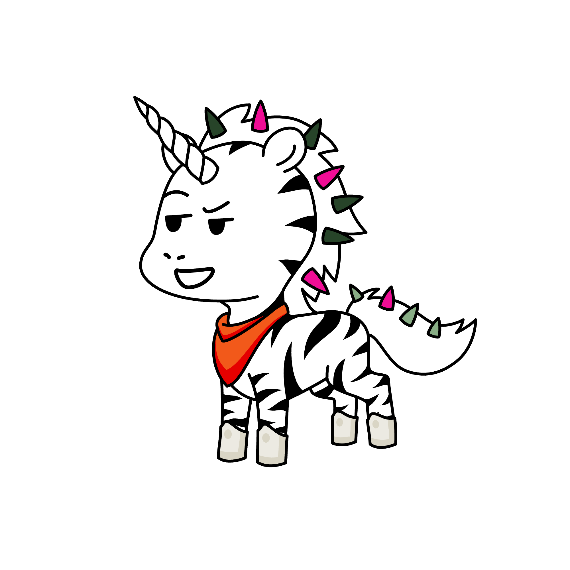 ski, the unicorn