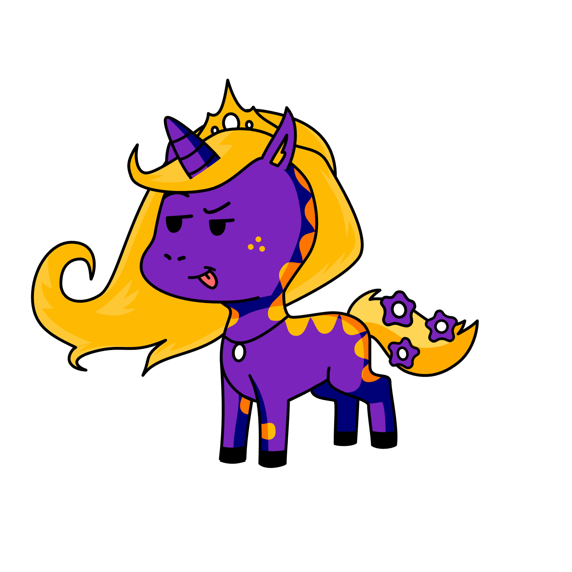 x, the unicorn