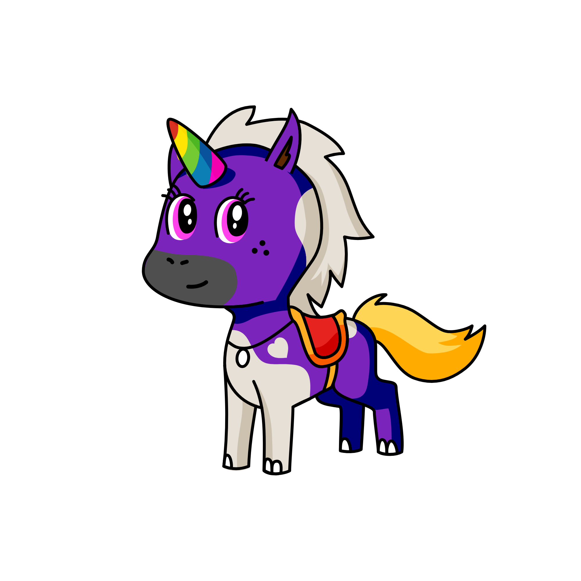Midnight, the unicorn
