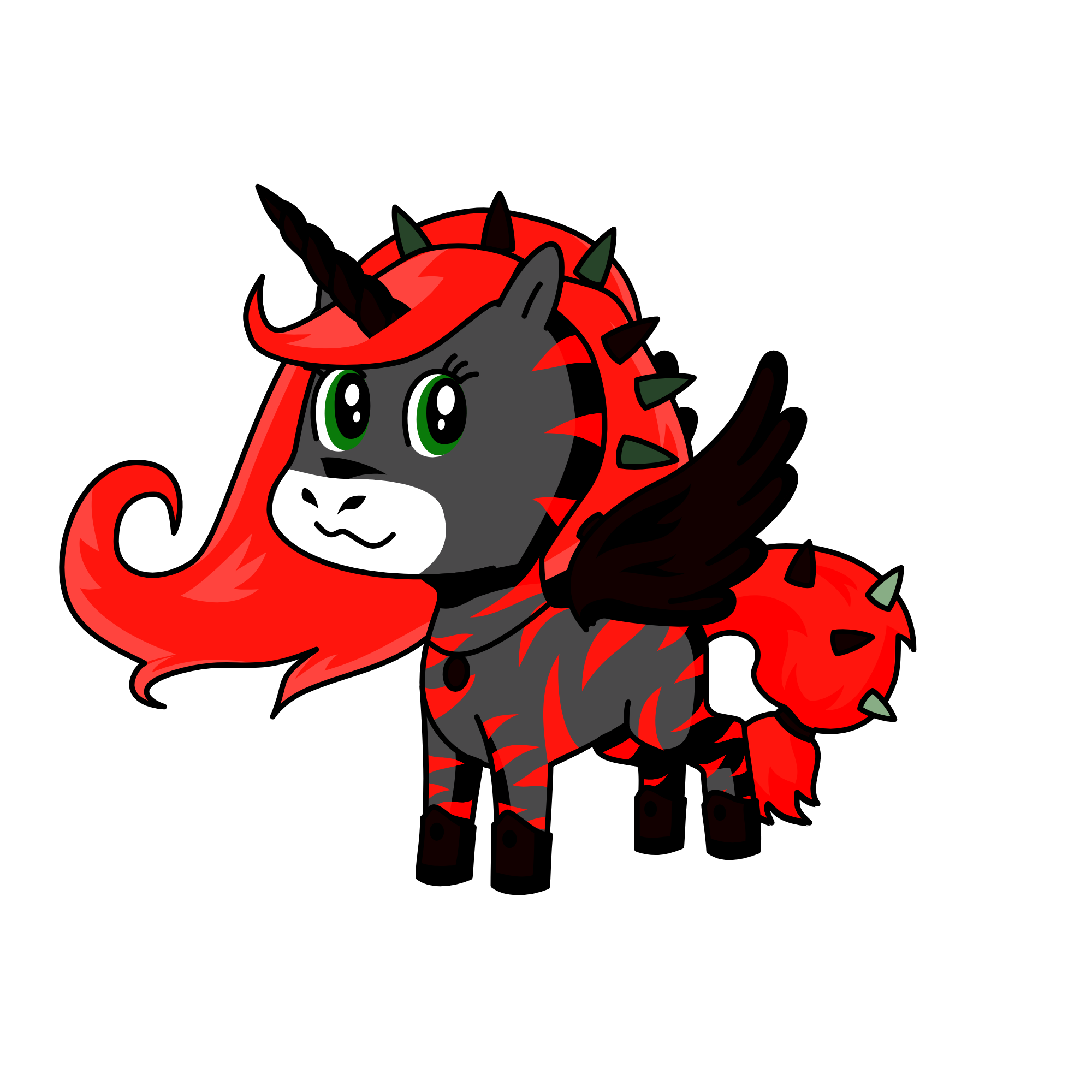 EVIL DENISE, the unicorn