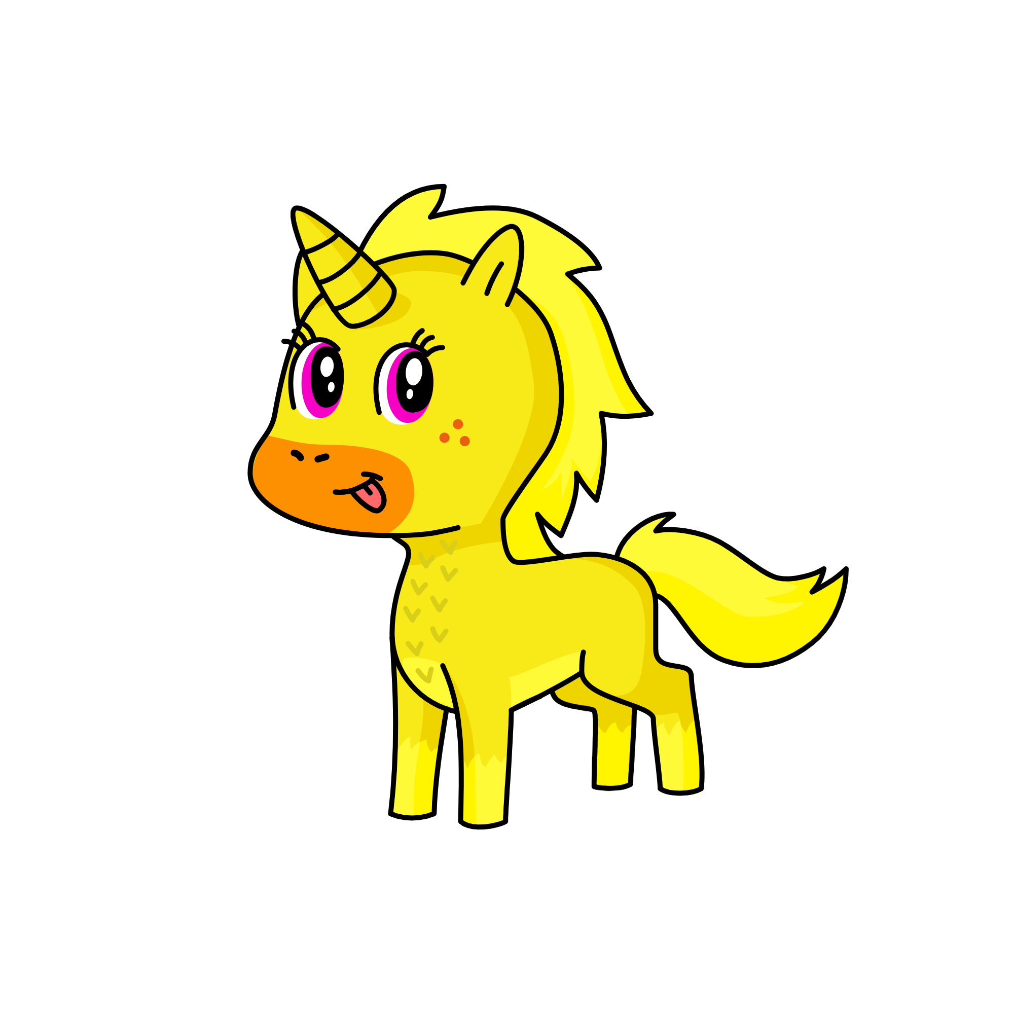 Chica, the unicorn