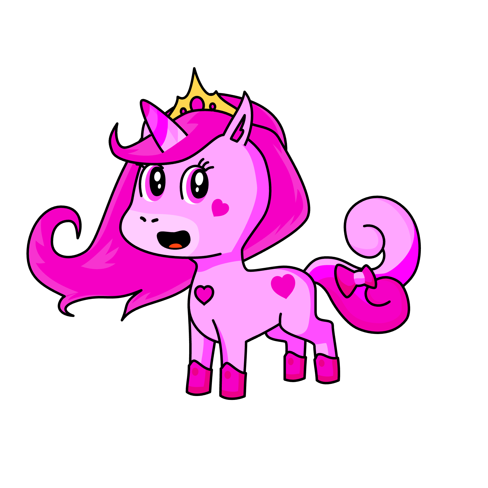 pinky, the unicorn
