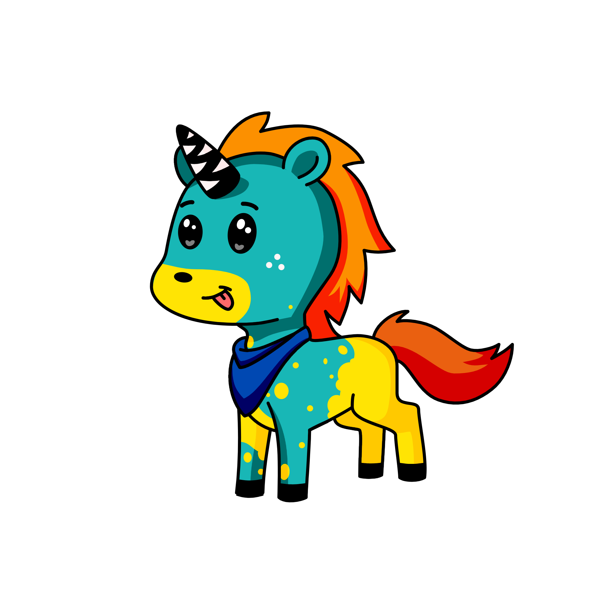 Rude, the unicorn