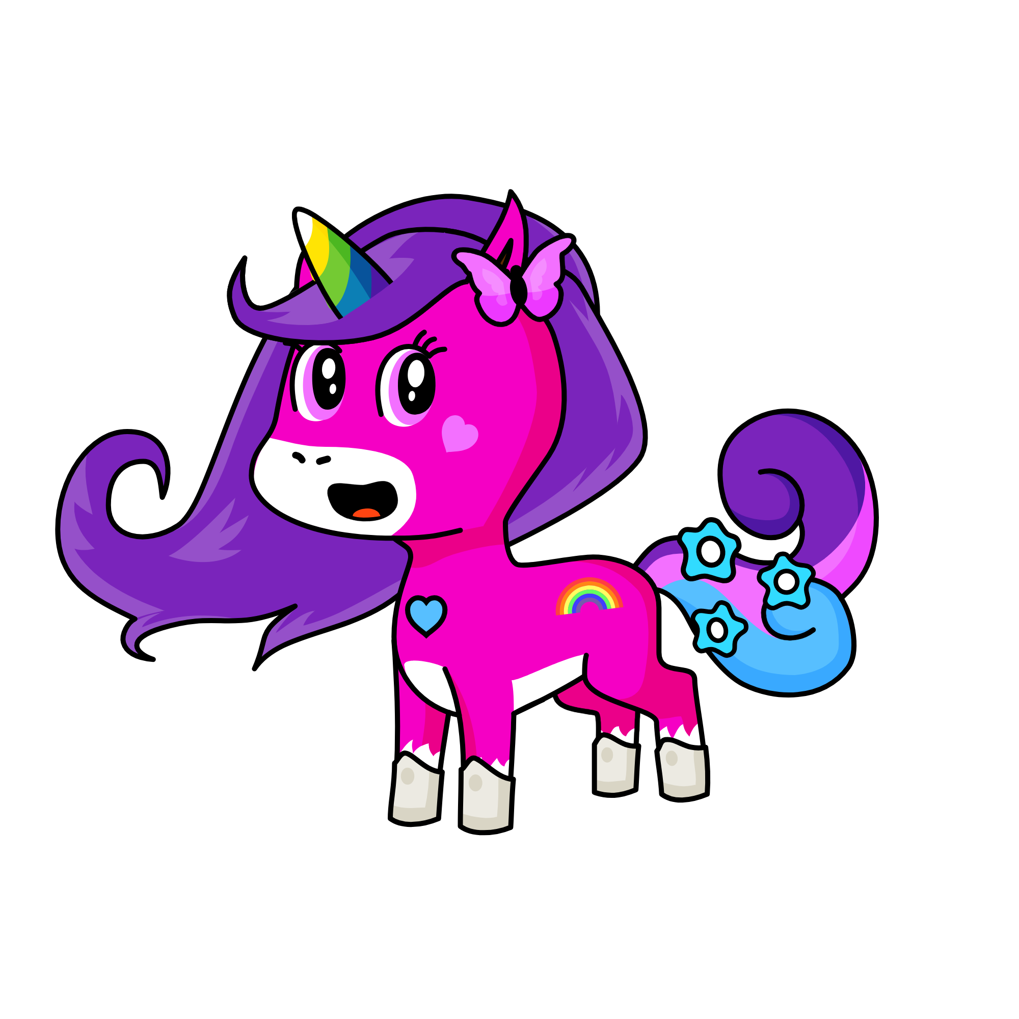 Hazel, the unicorn