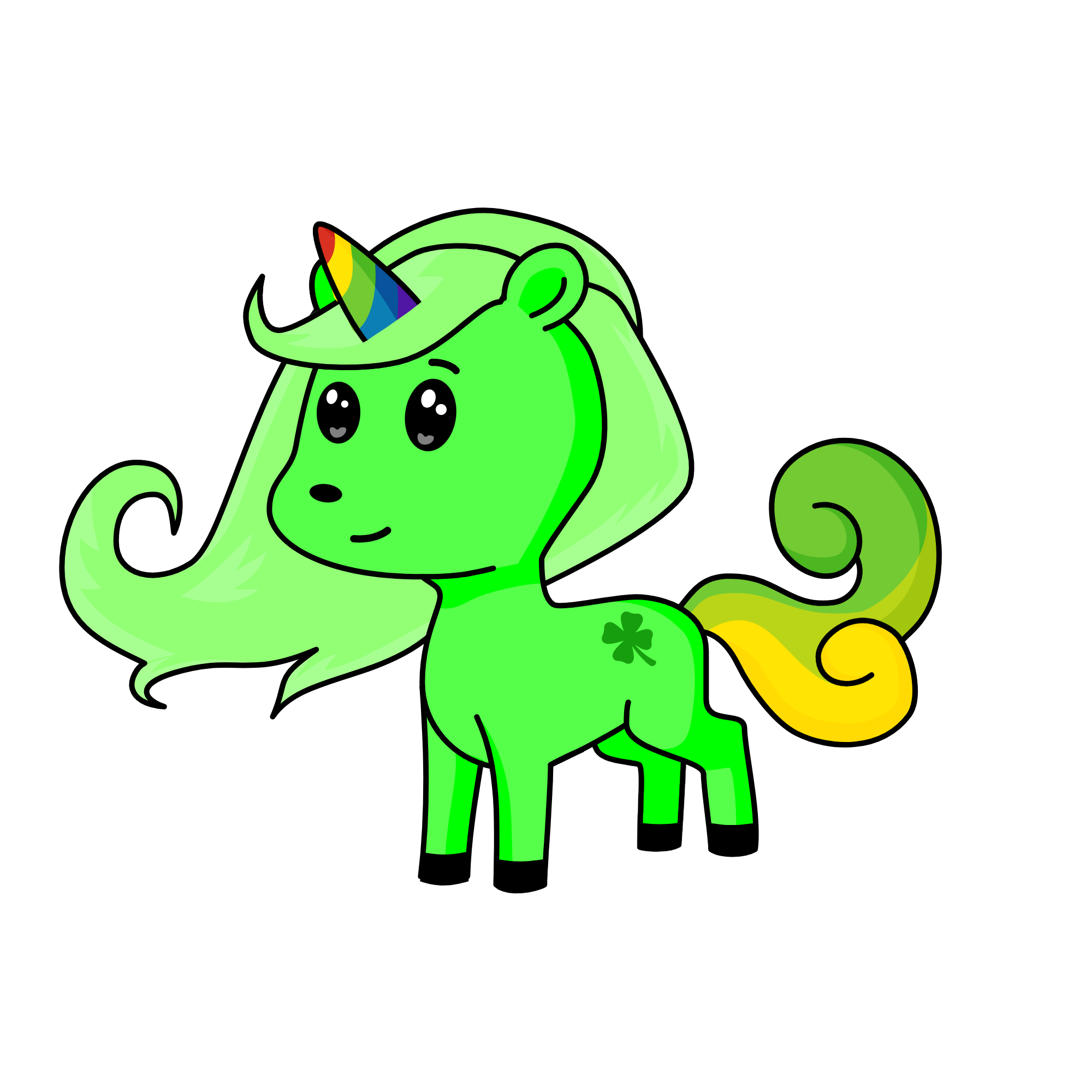 Lucky, the unicorn