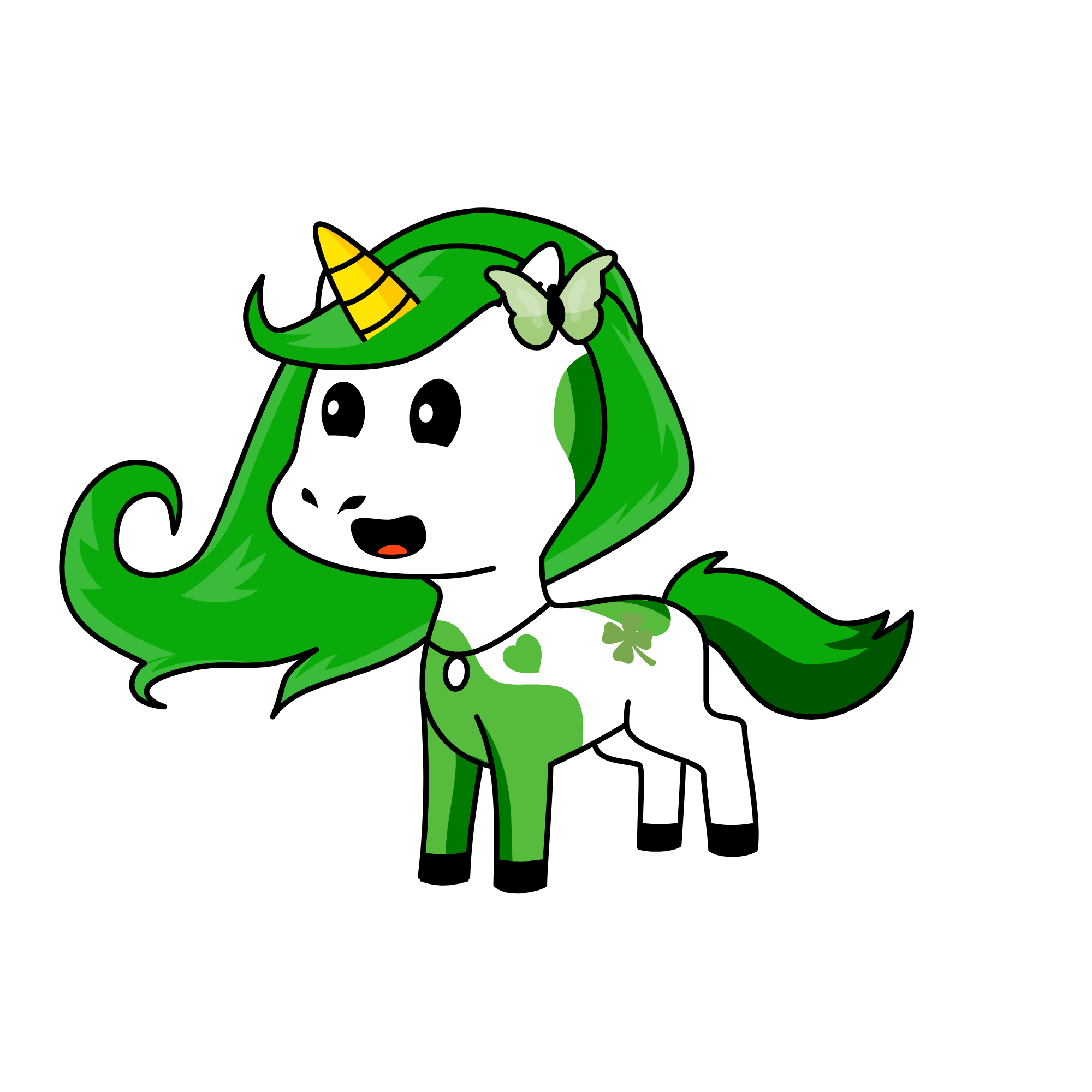 Clover, the unicorn