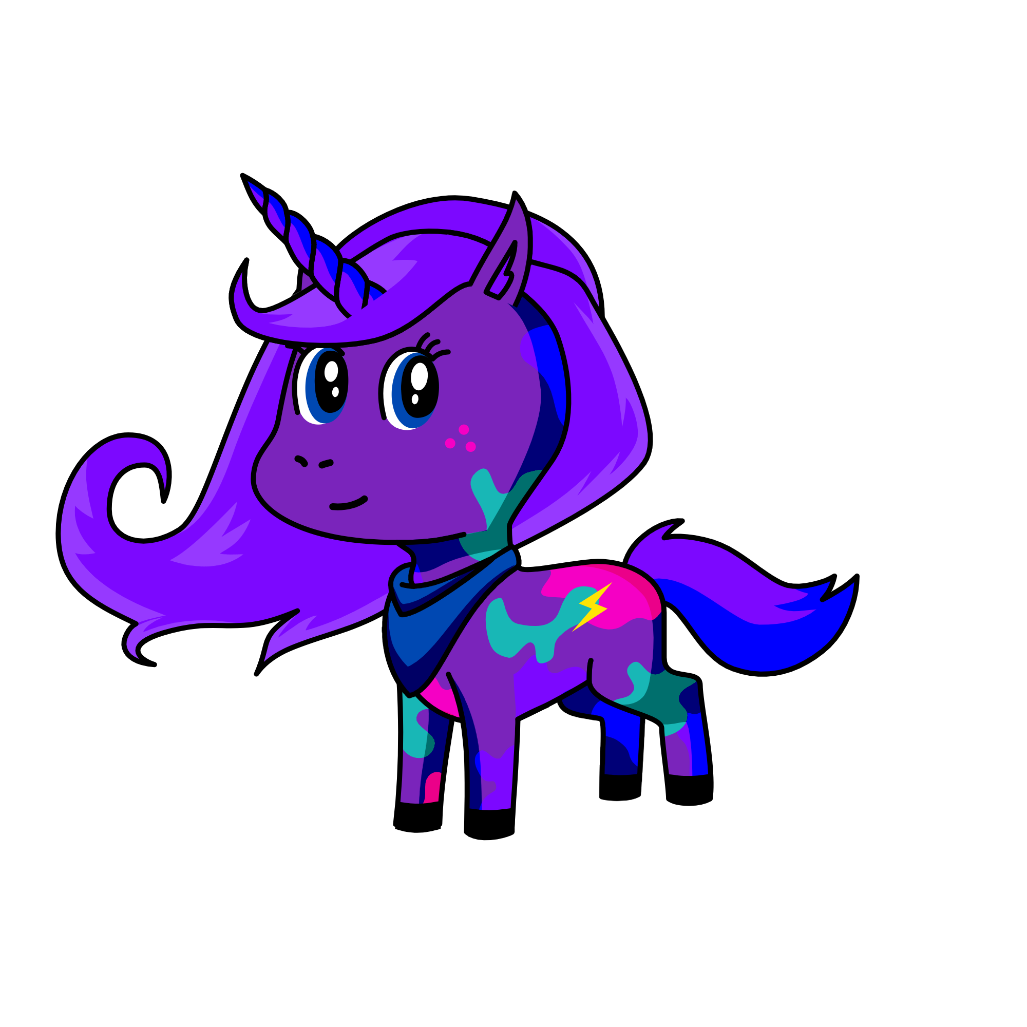 Sky, the unicorn