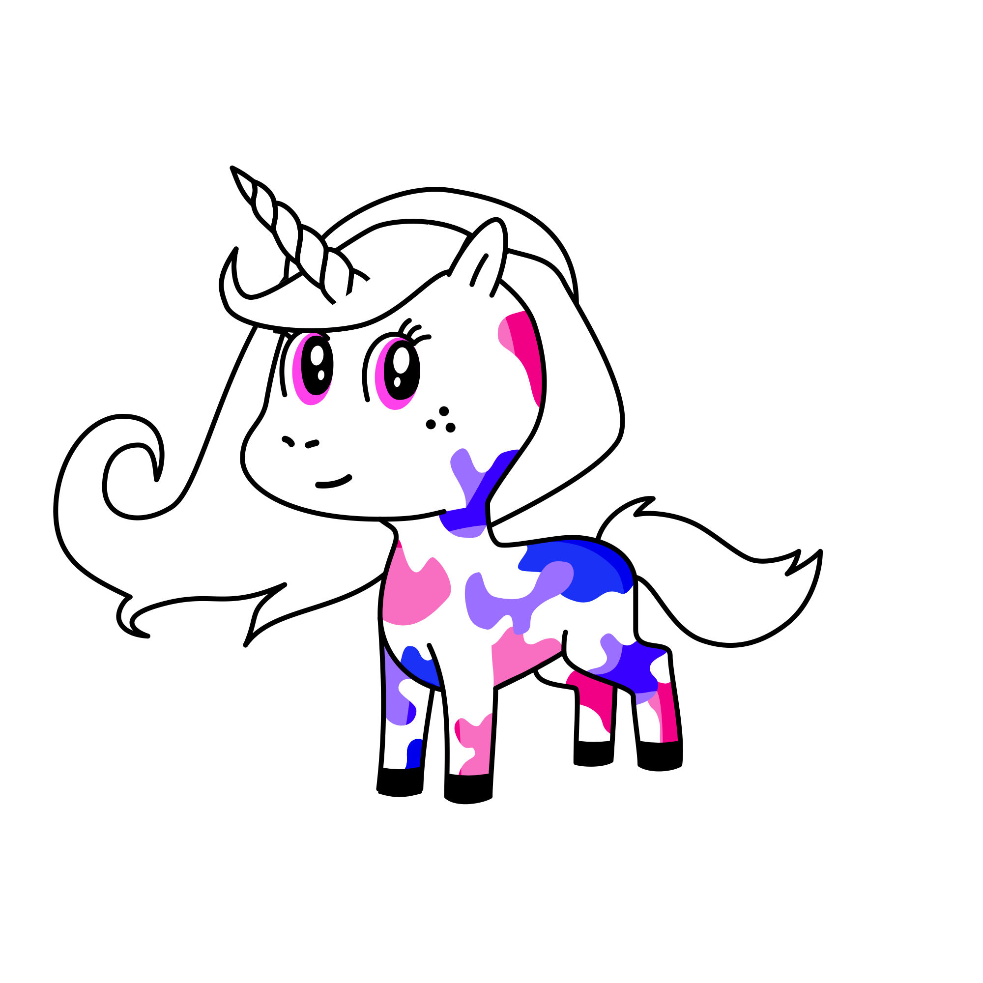 Bb belba, the unicorn