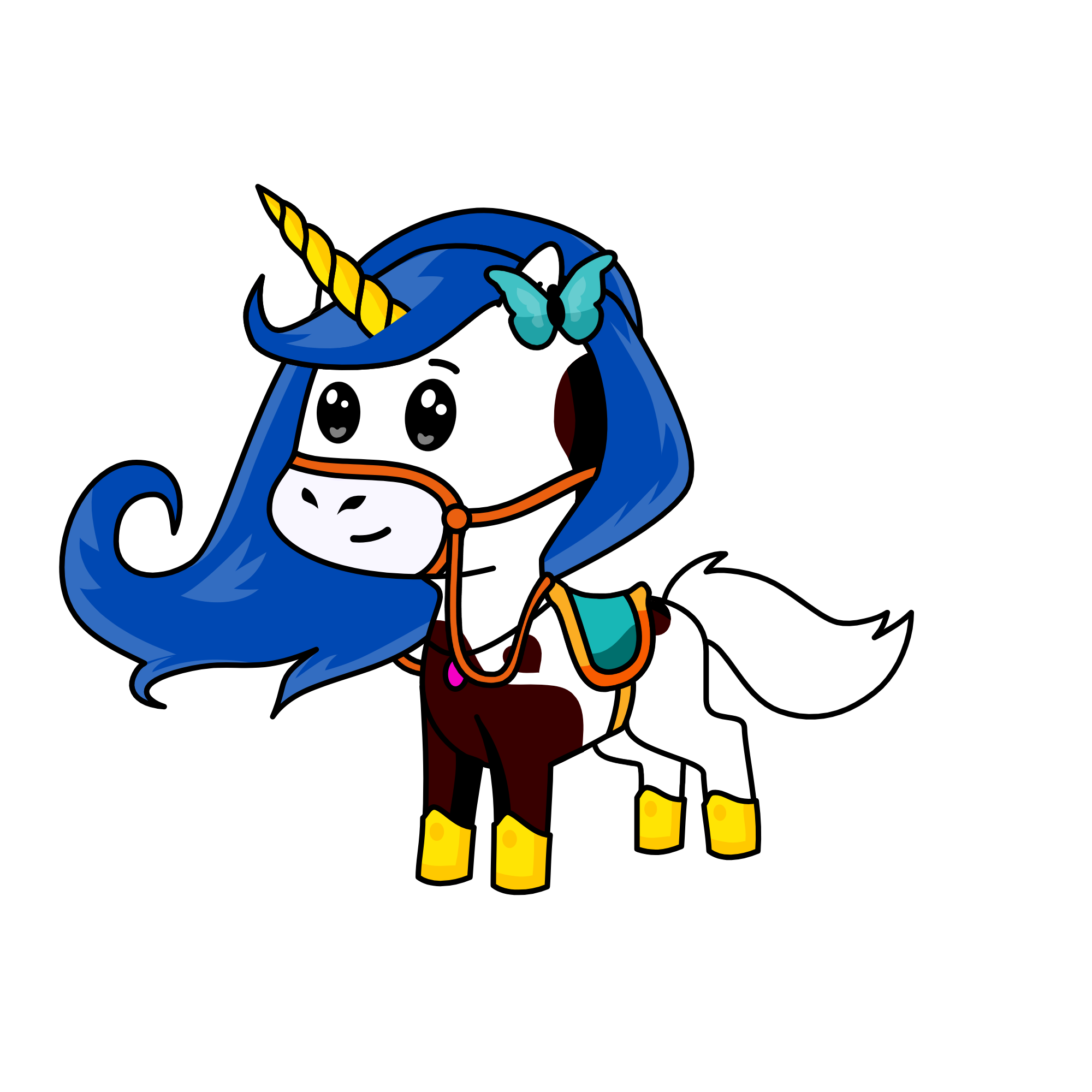 Goldie, the unicorn
