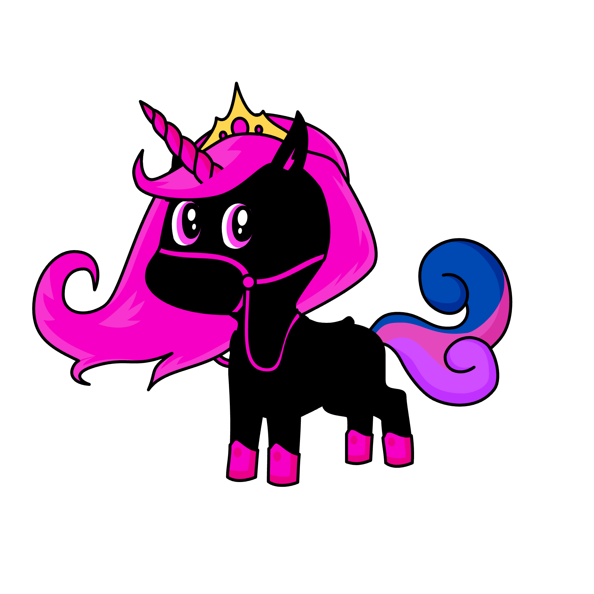Black Moon, the unicorn