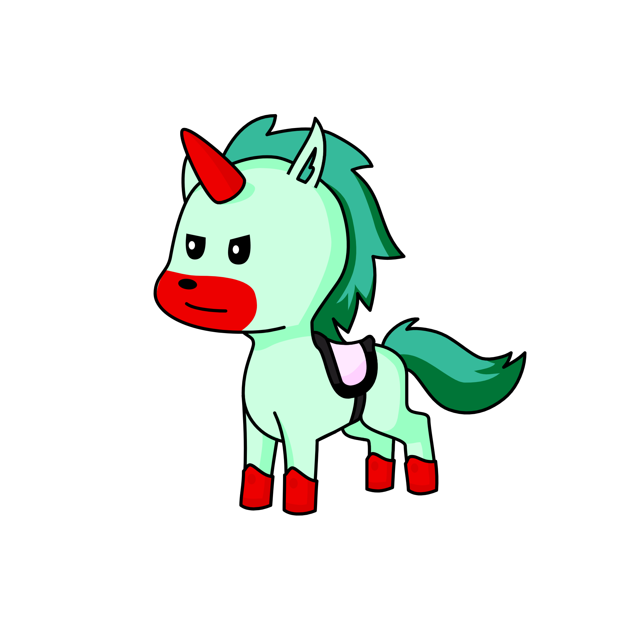 grombie-kun, the unicorn