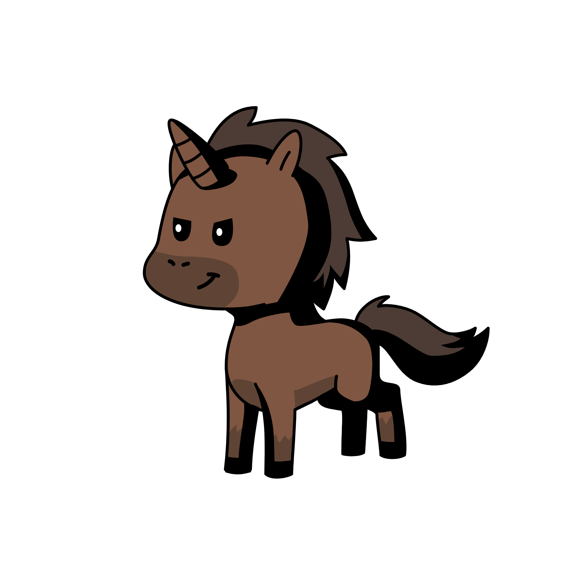 Dr Horse, the unicorn