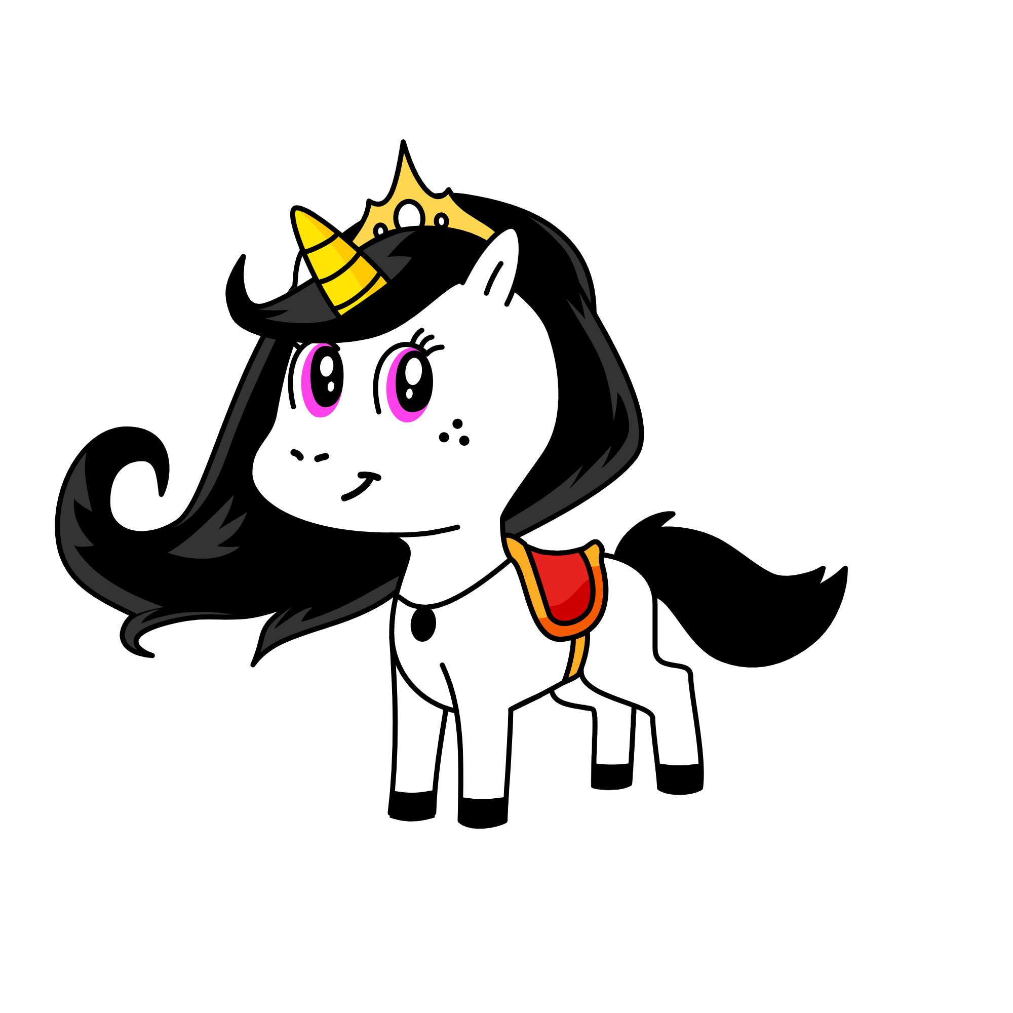 snow white, the unicorn
