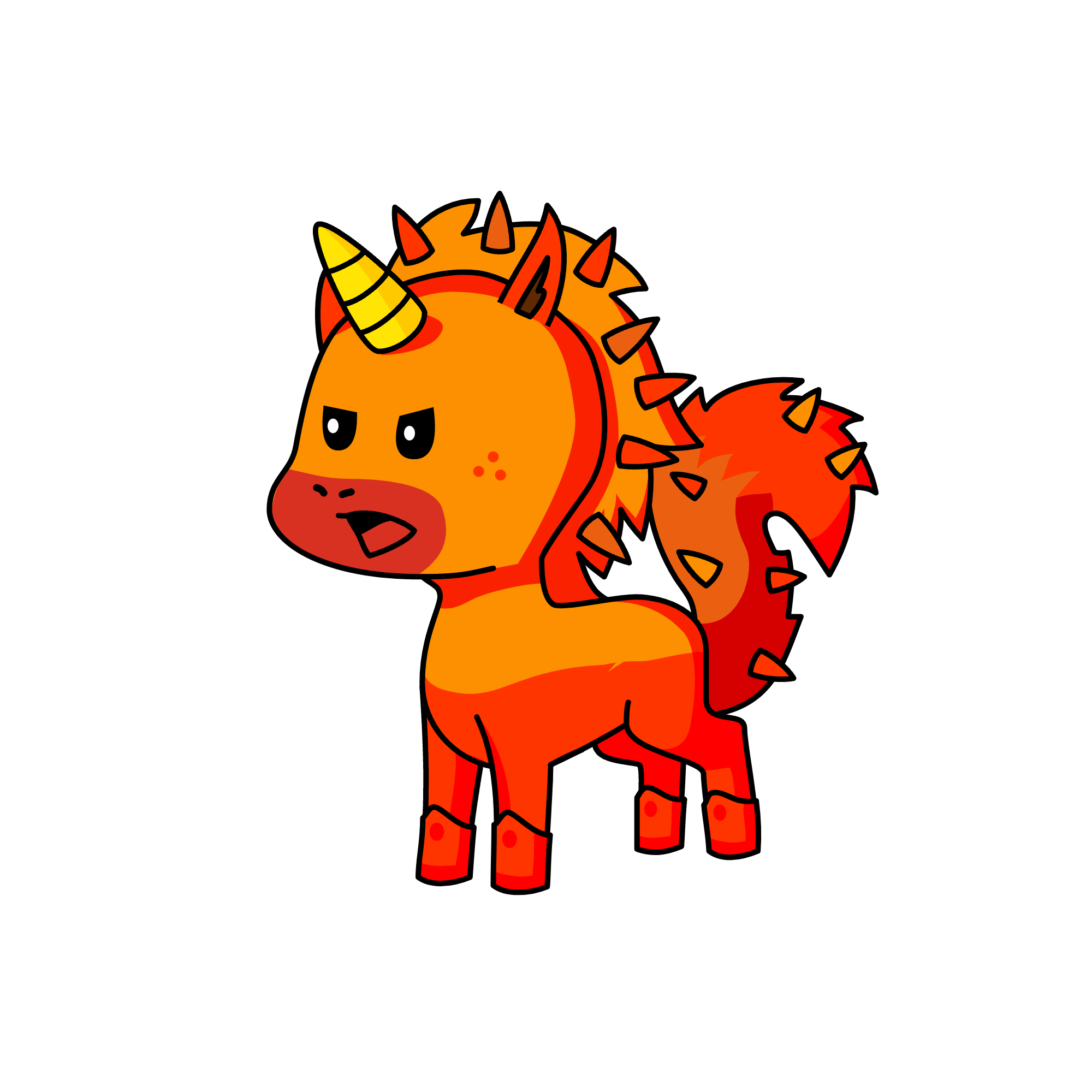 the bad and evil, the unicorn