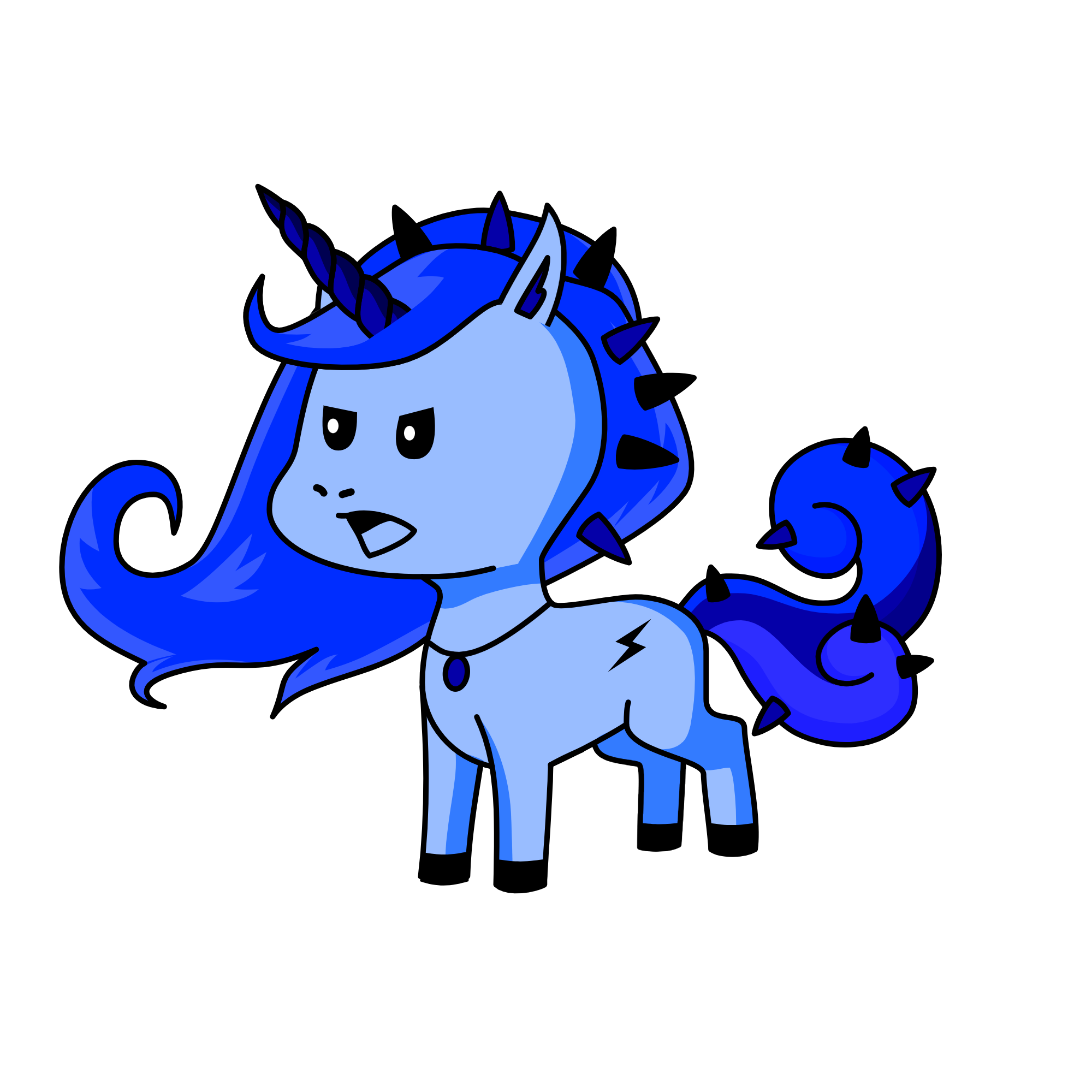 dark, the unicorn