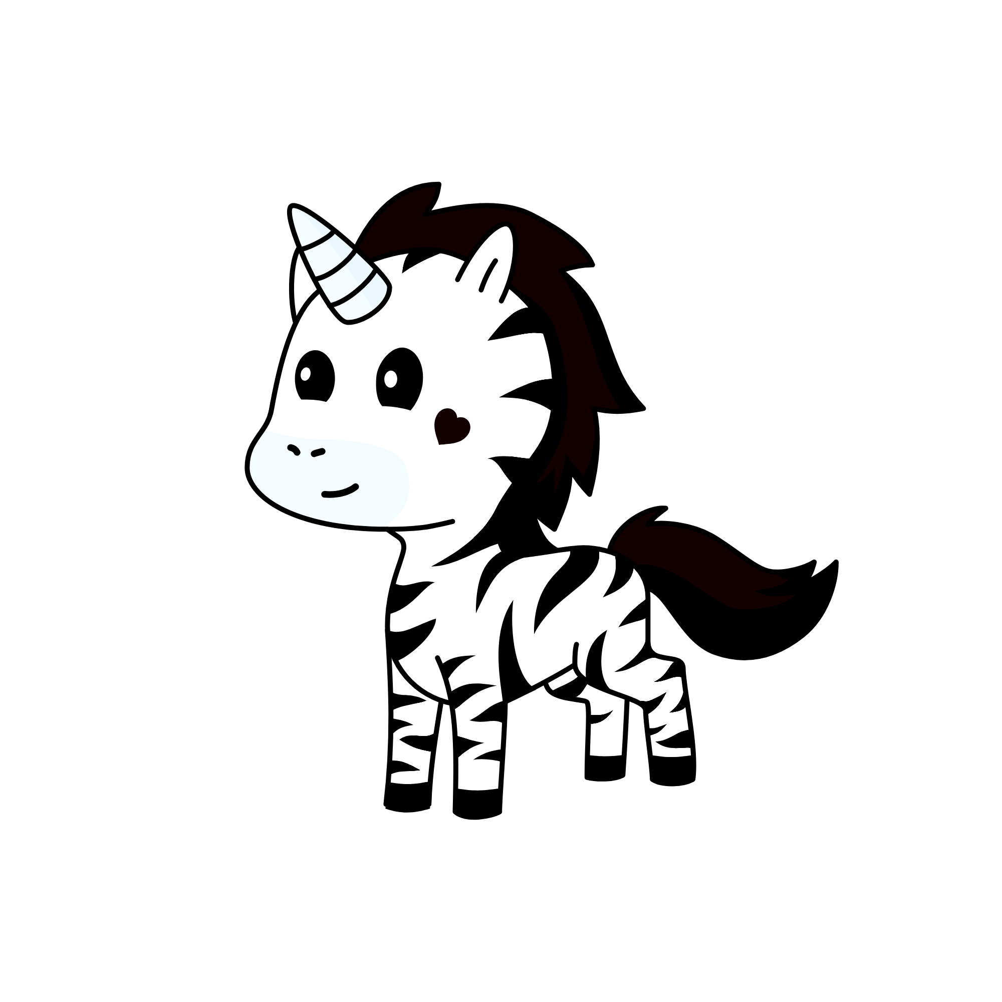Zebra, the unicorn