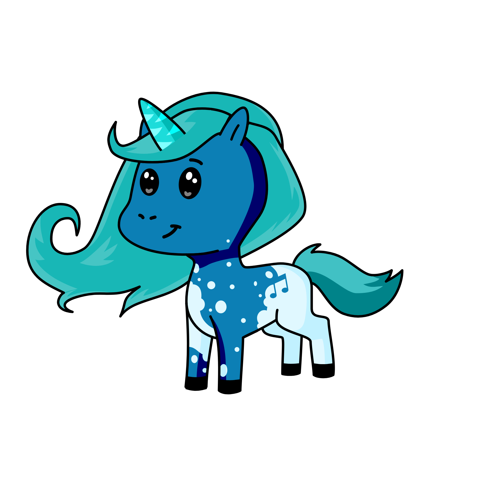 WINTER IN WINTER, the unicorn