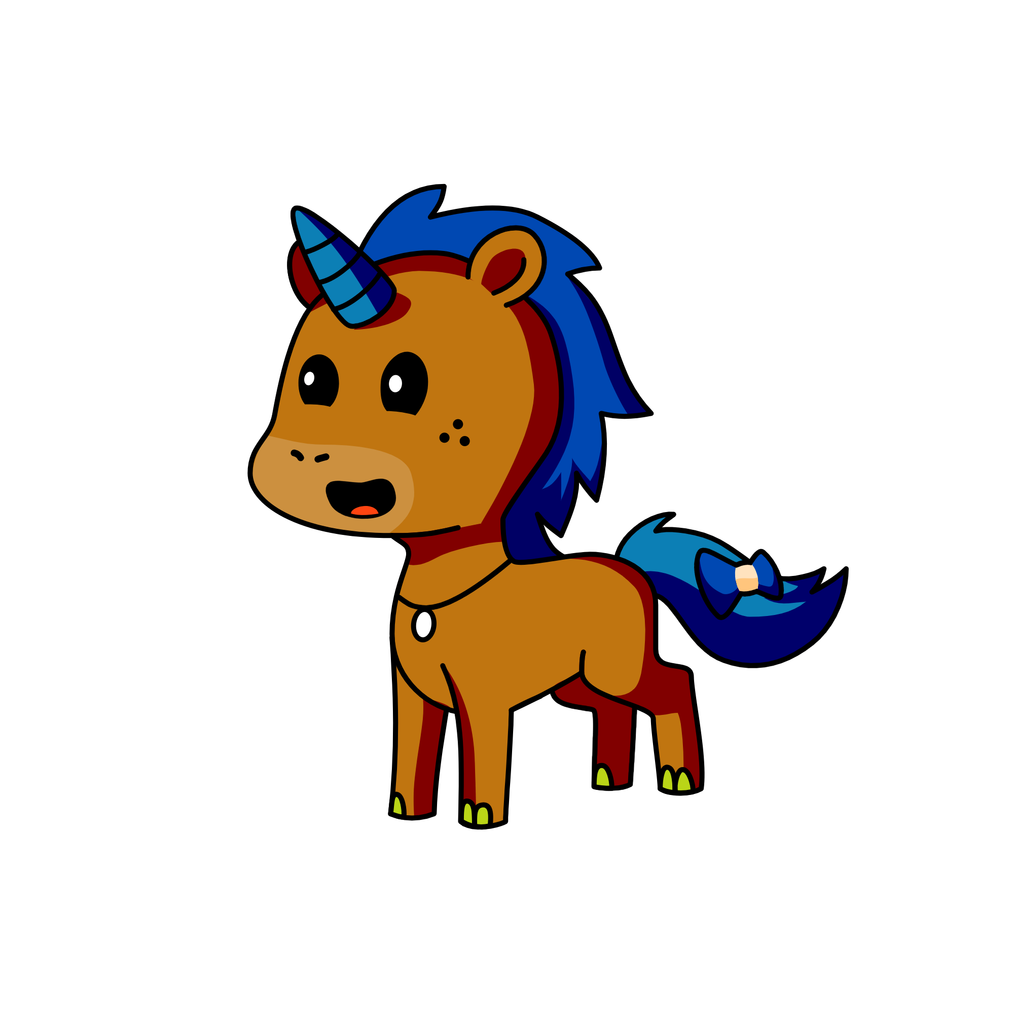 v, the unicorn